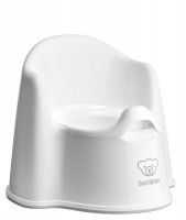 Olita cu protectie spate Potty Chair White - BabyBjorn