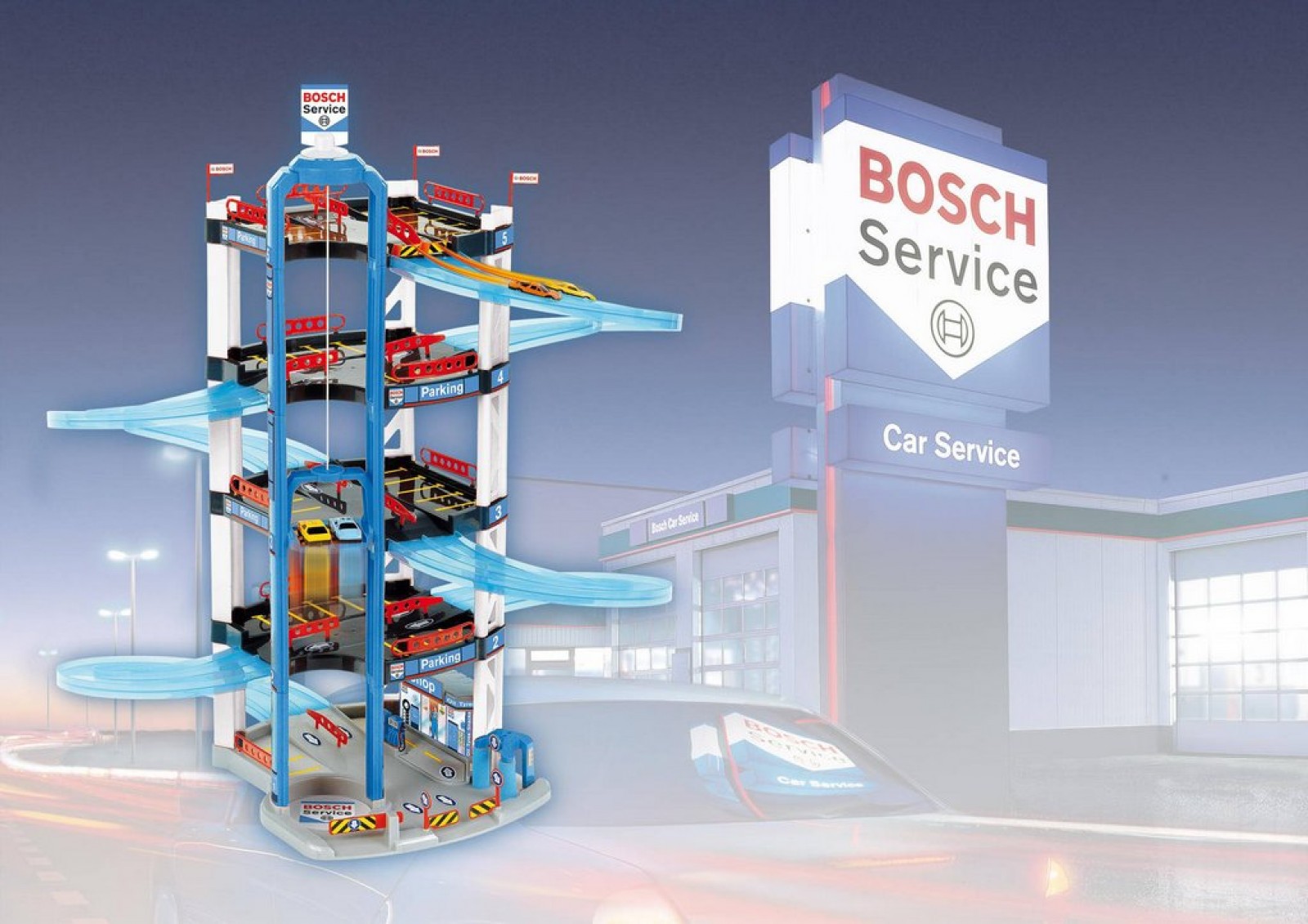 Parcare Bosch cu 5 nivele - Theo Klein 2