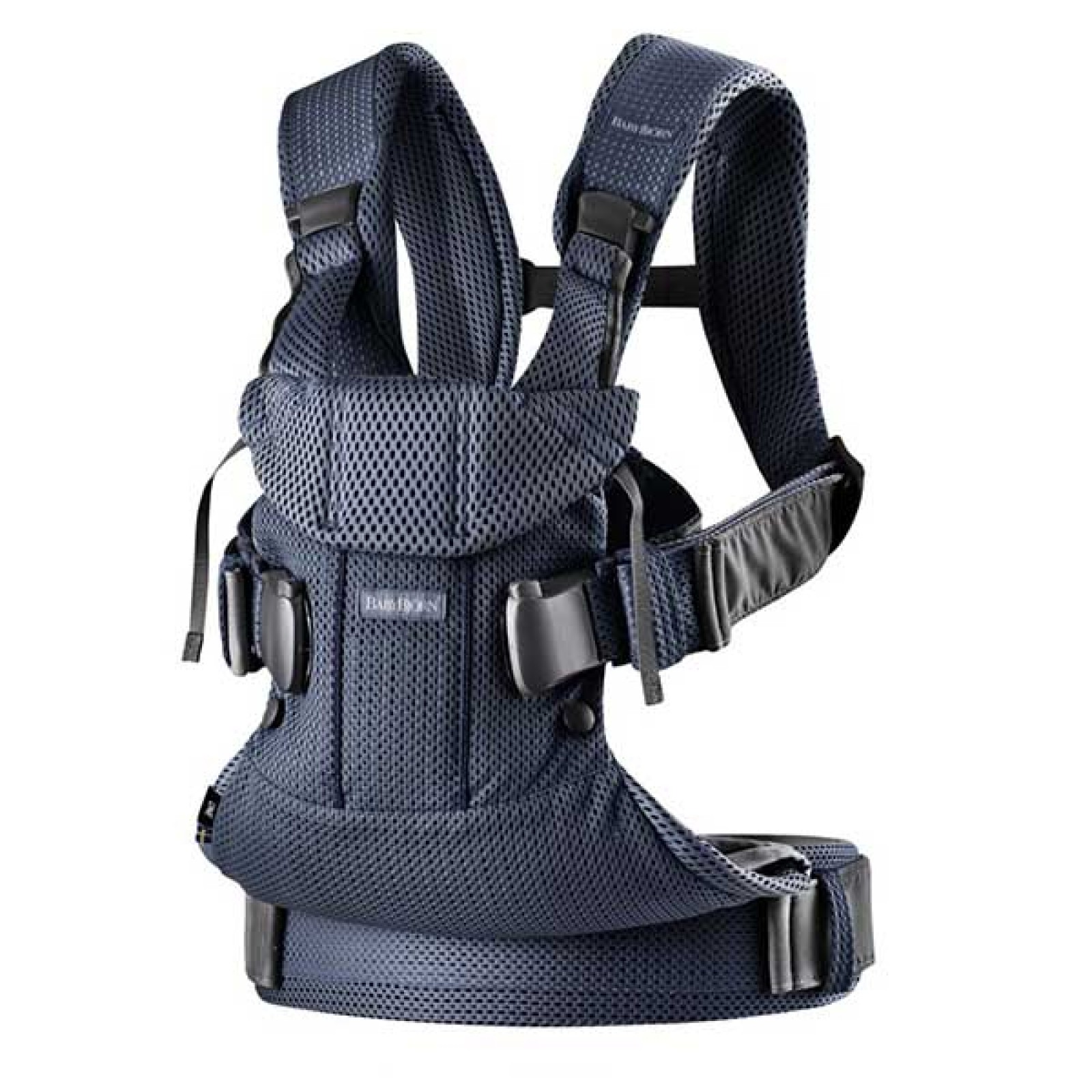 Marsupiu anatomic One Air Navy Blue 3D Mesh - BabyBjorn 1