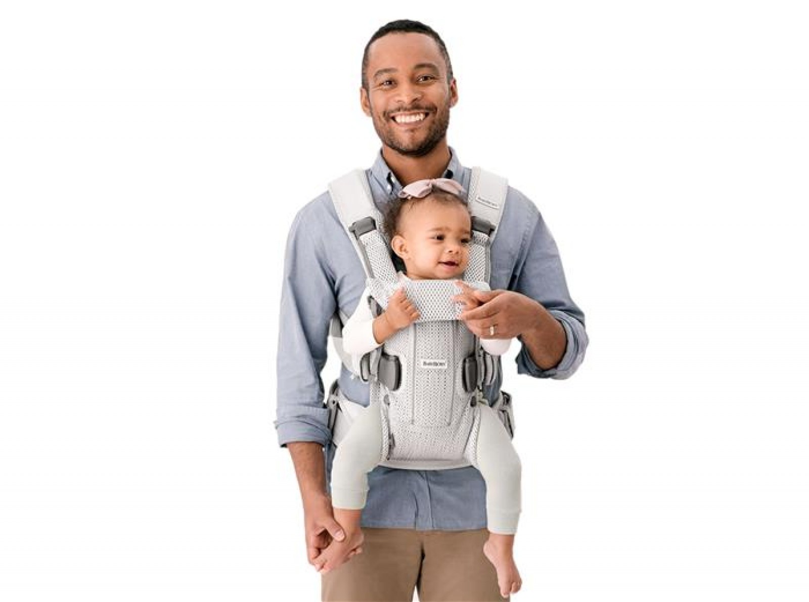 Marsupiu anatomic One Air Greige 3D Mesh - BabyBjorn 6