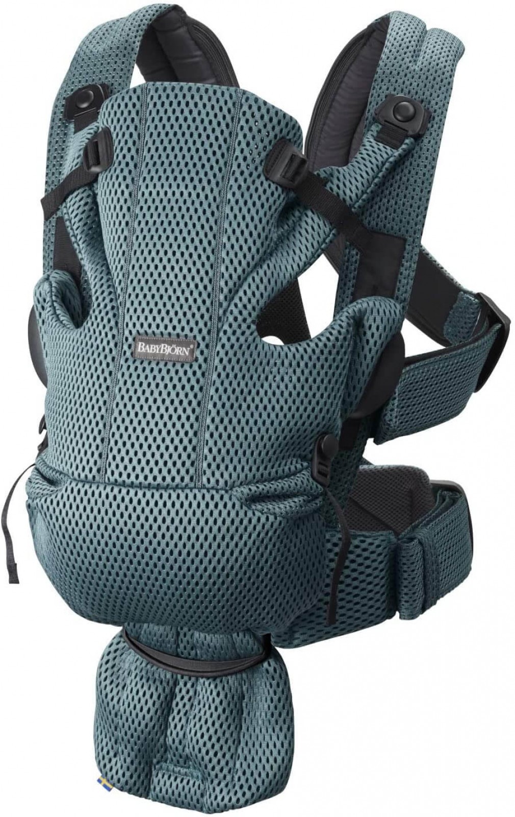 Marsupiu anatomic Move Verde Salvie 3D Mesh - BabyBjorn 2