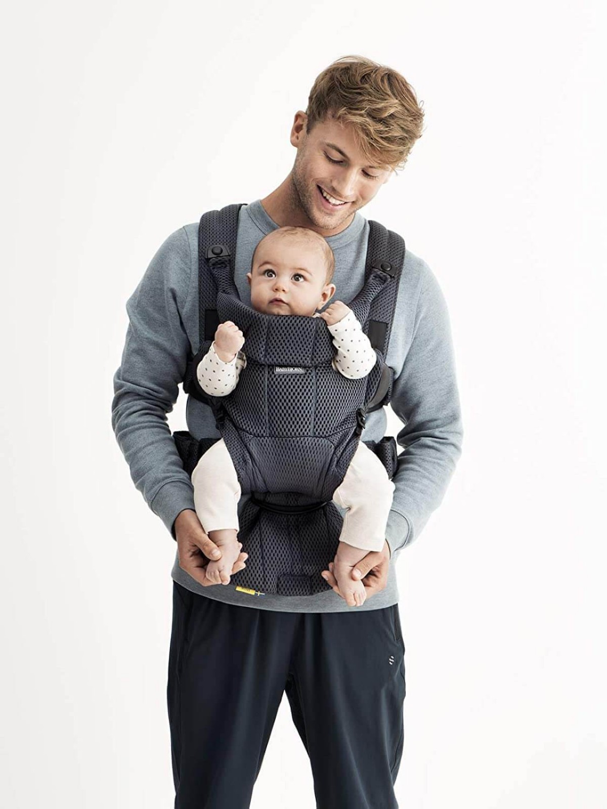 Marsupiu anatomic Move Antracit 3D Mesh - BabyBjorn 4