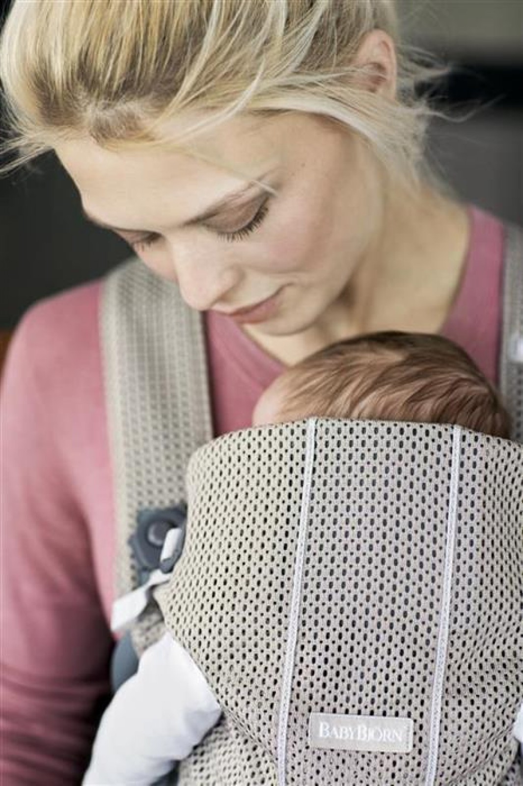 Marsupiu anatomic Mini Greige Mesh - BabyBjorn 7