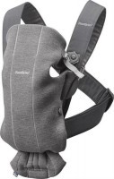 Marsupiu anatomic Mini Dark Grey 3D Jersey - BabyBjorn