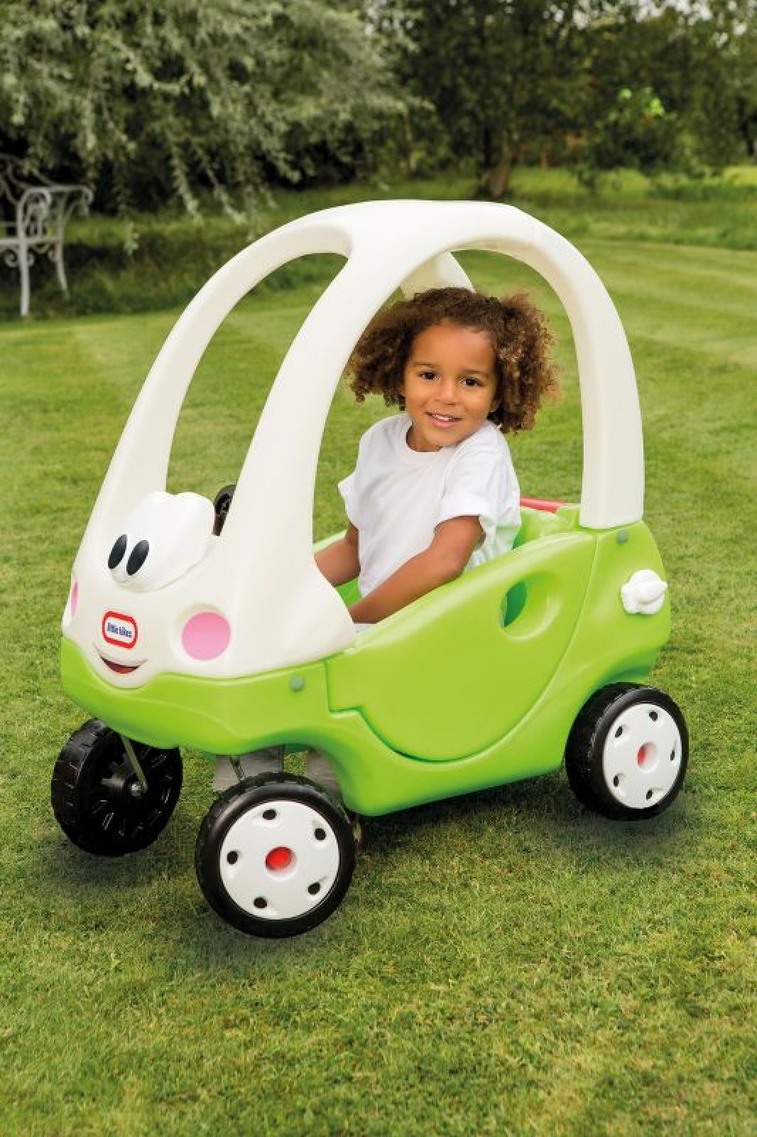 Masinuta alb cu verde Grand Coupe - Little Tikes 2