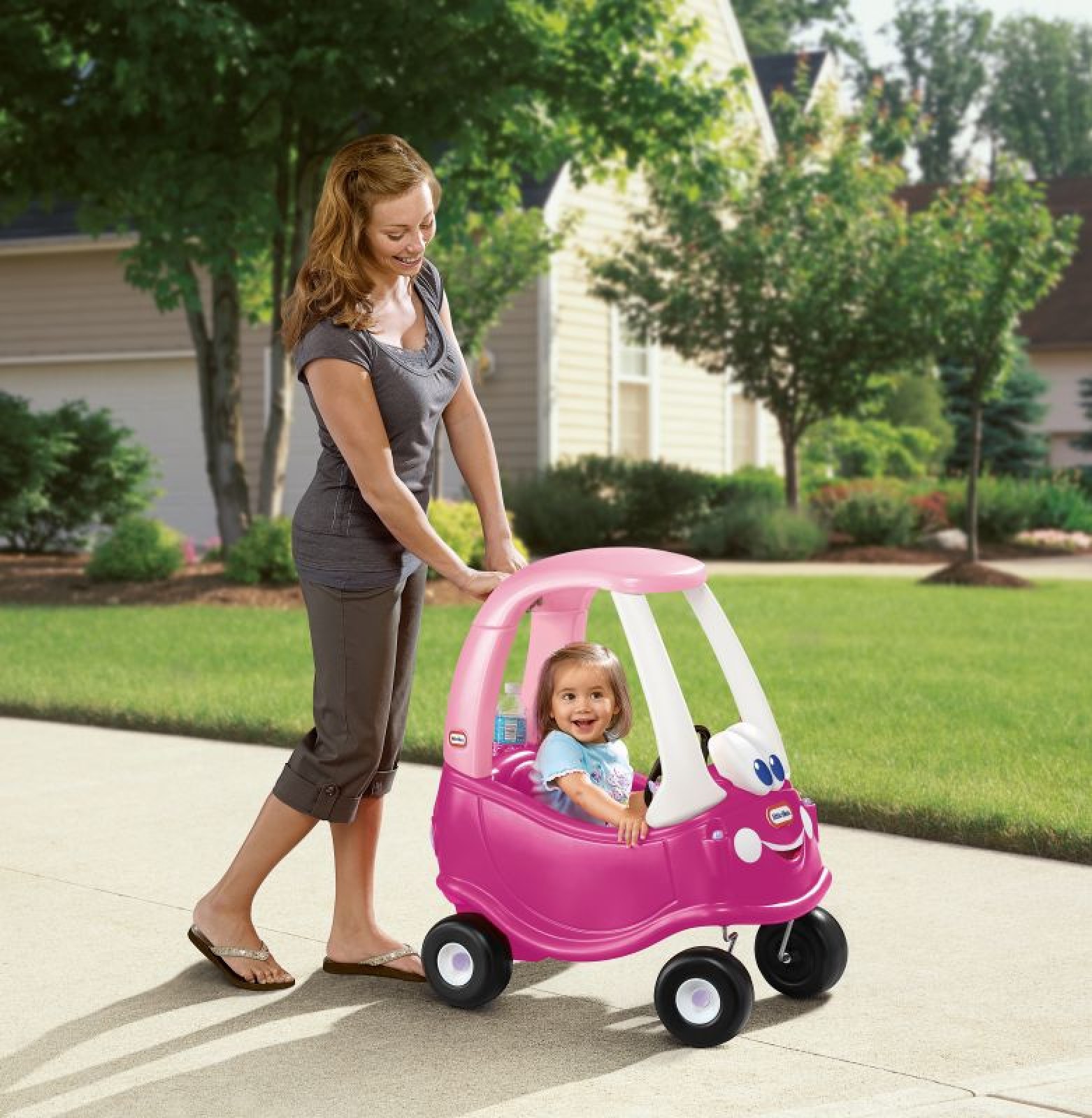 Masinuta roz Cozy Coupe - Little Tikes 6