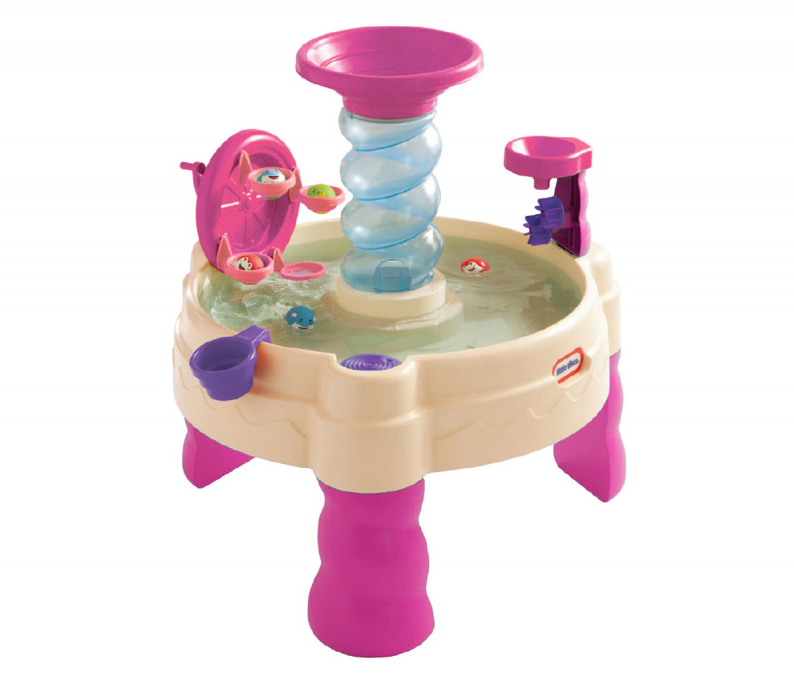 Masuta de joaca roz cu apa Spiralin' Seas - Little Tikes 1