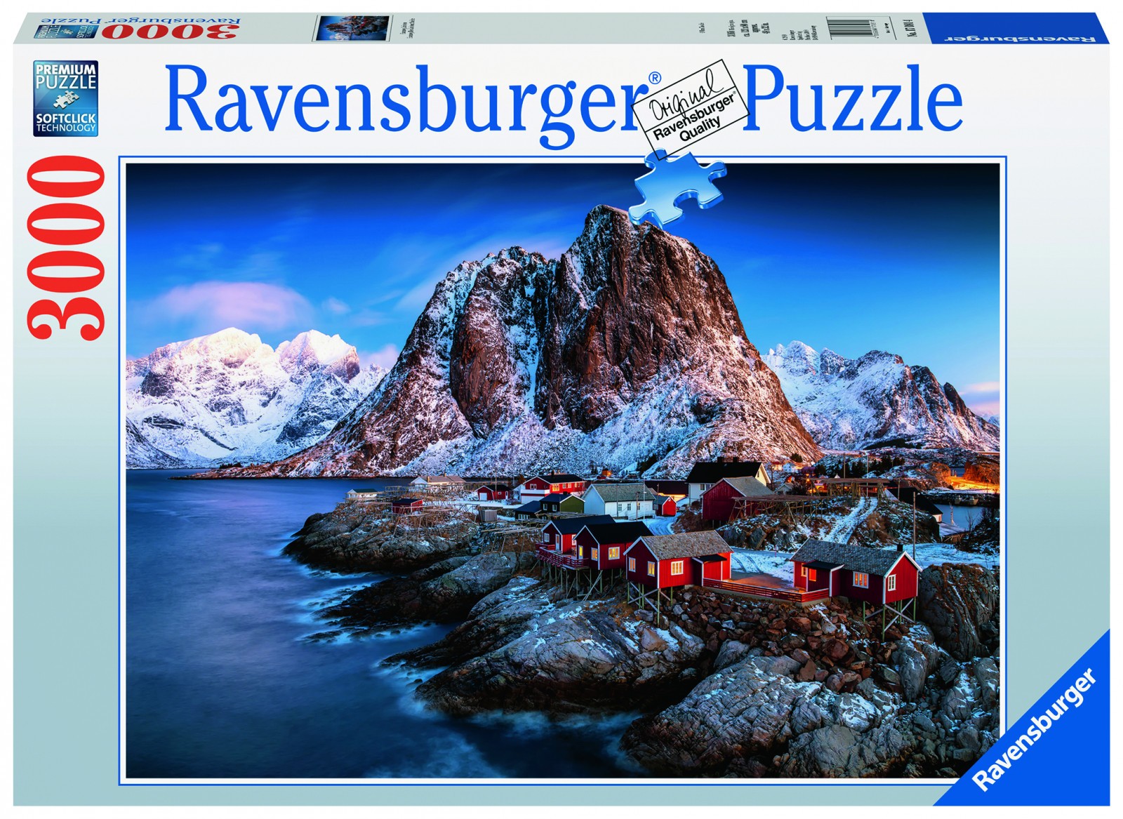 Puzzle Hamnoy Norvegia cu 3000 piese - Ravensburger 1