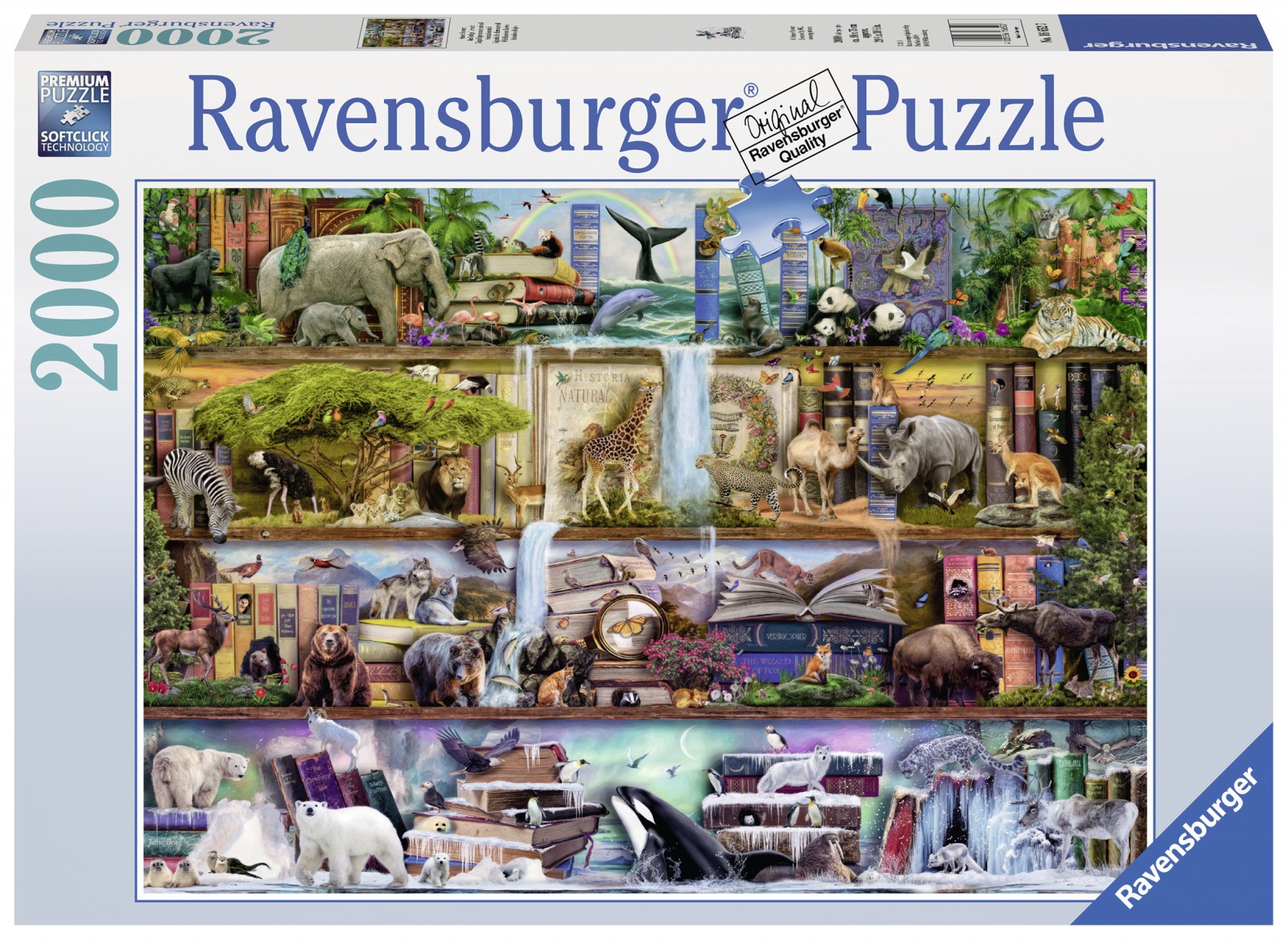 Puzzle Regatul Animalelor 2000 piese - Ravensburger 1