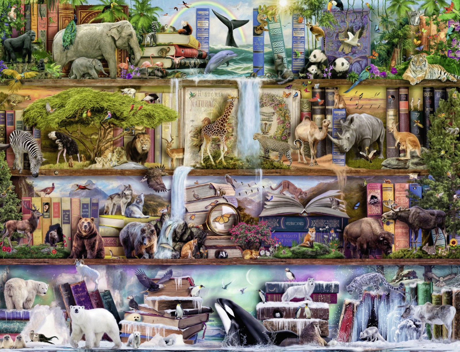 Puzzle Regatul Animalelor 2000 piese - Ravensburger 2