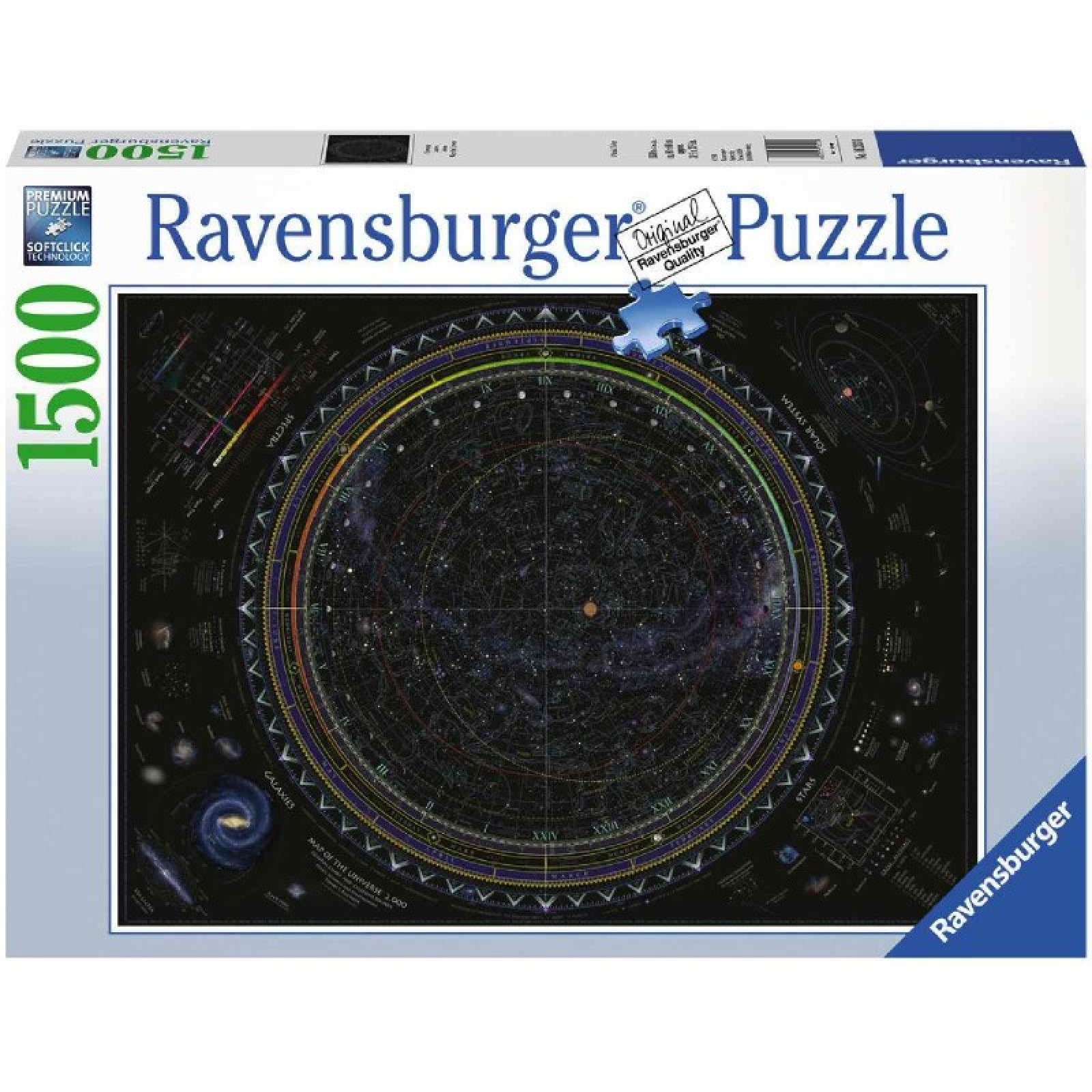 Puzzle Harta Universului cu 1500 piese - Ravensburger 1