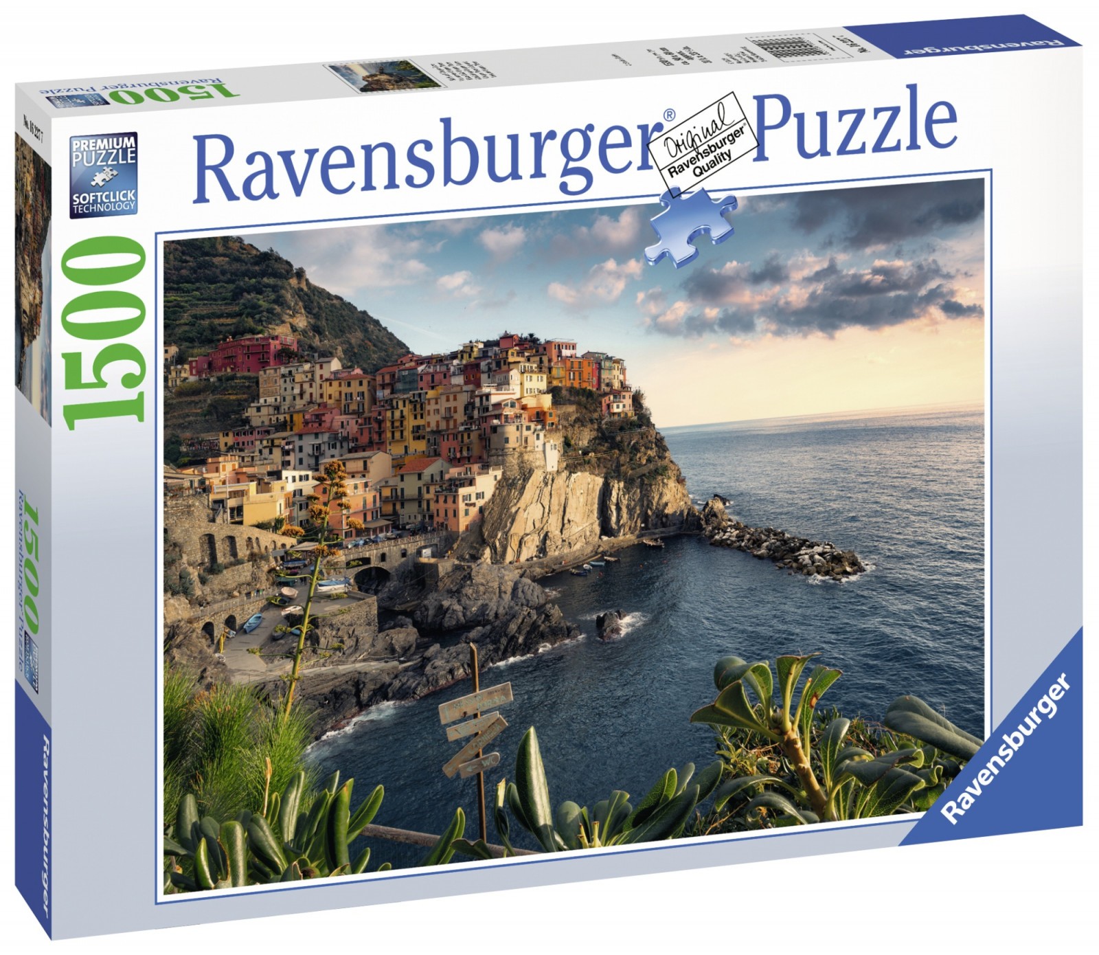 Puzzle Cinque Terre cu 1500 piese - Ravensburger 1