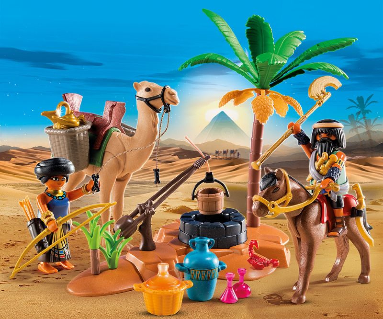 Tabara egipteana a banditilor - Playmobil 2