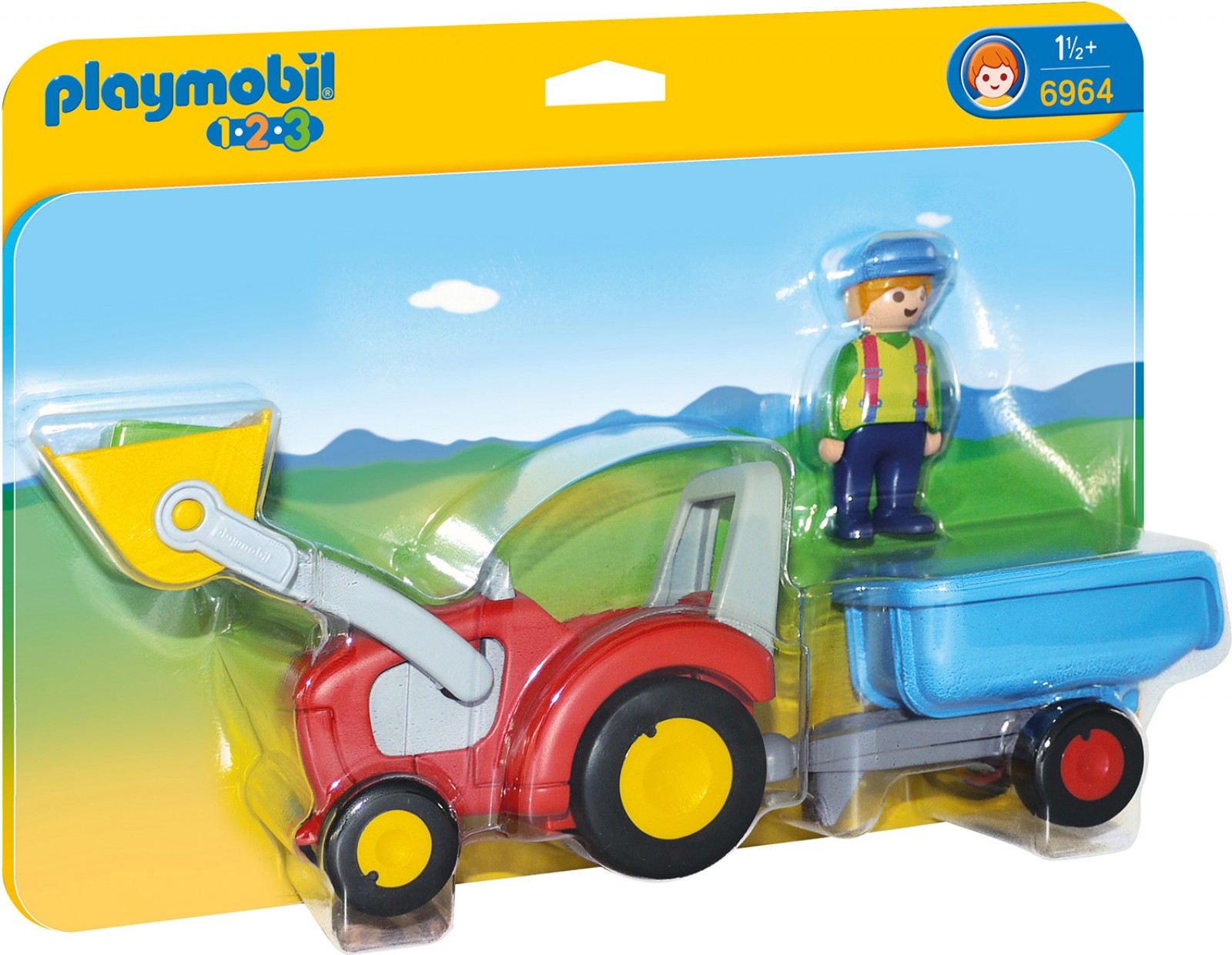 1.2.3 Tractor cu Remorca - Playmobil 1