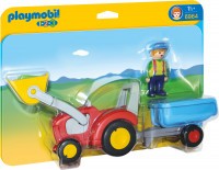 1.2.3 Tractor cu Remorca - Playmobil