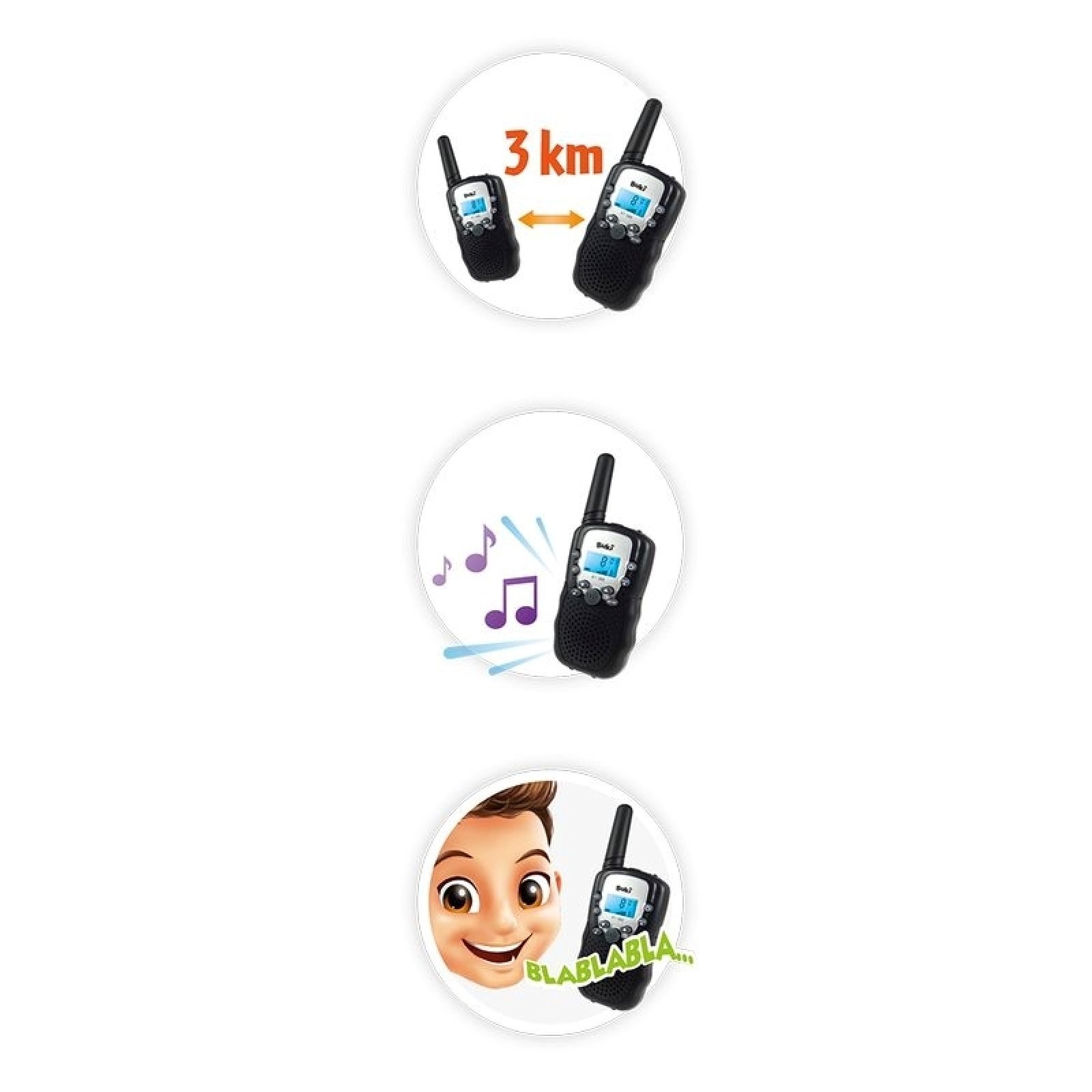 Walkie Talkie raza 3 km - BUKI France 4