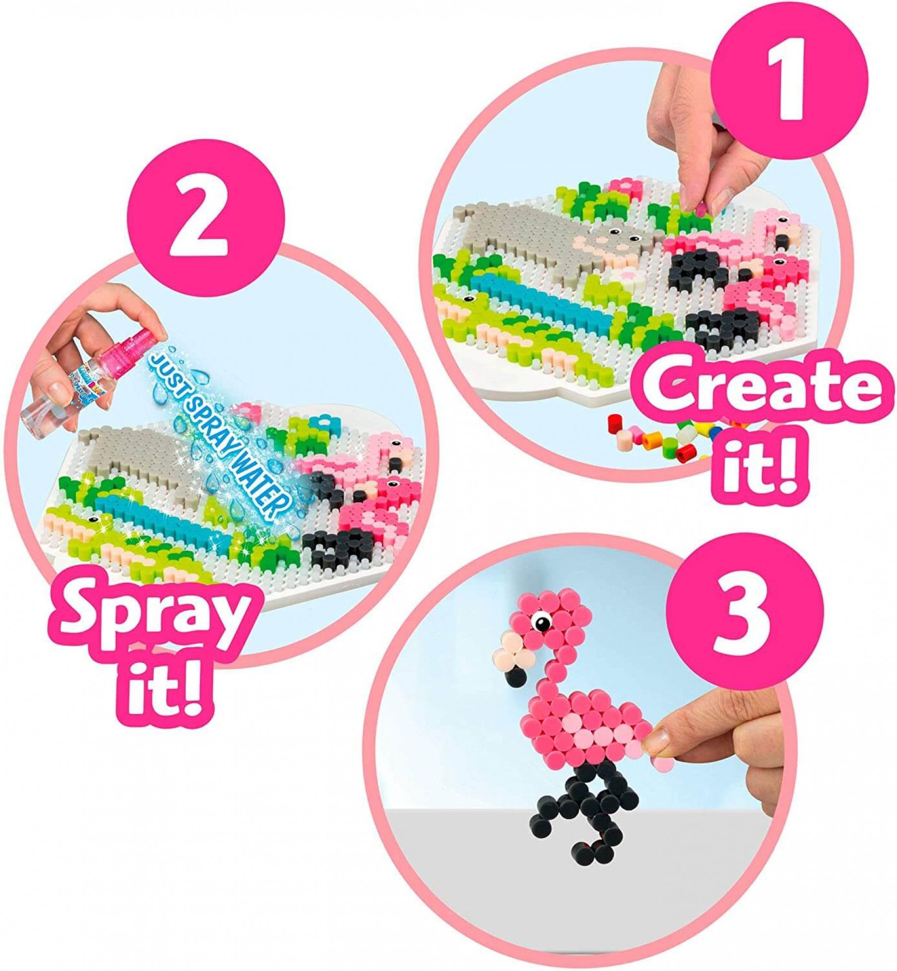 Set de Creatie Margele Splash Beadys Flamingo - Craze 2