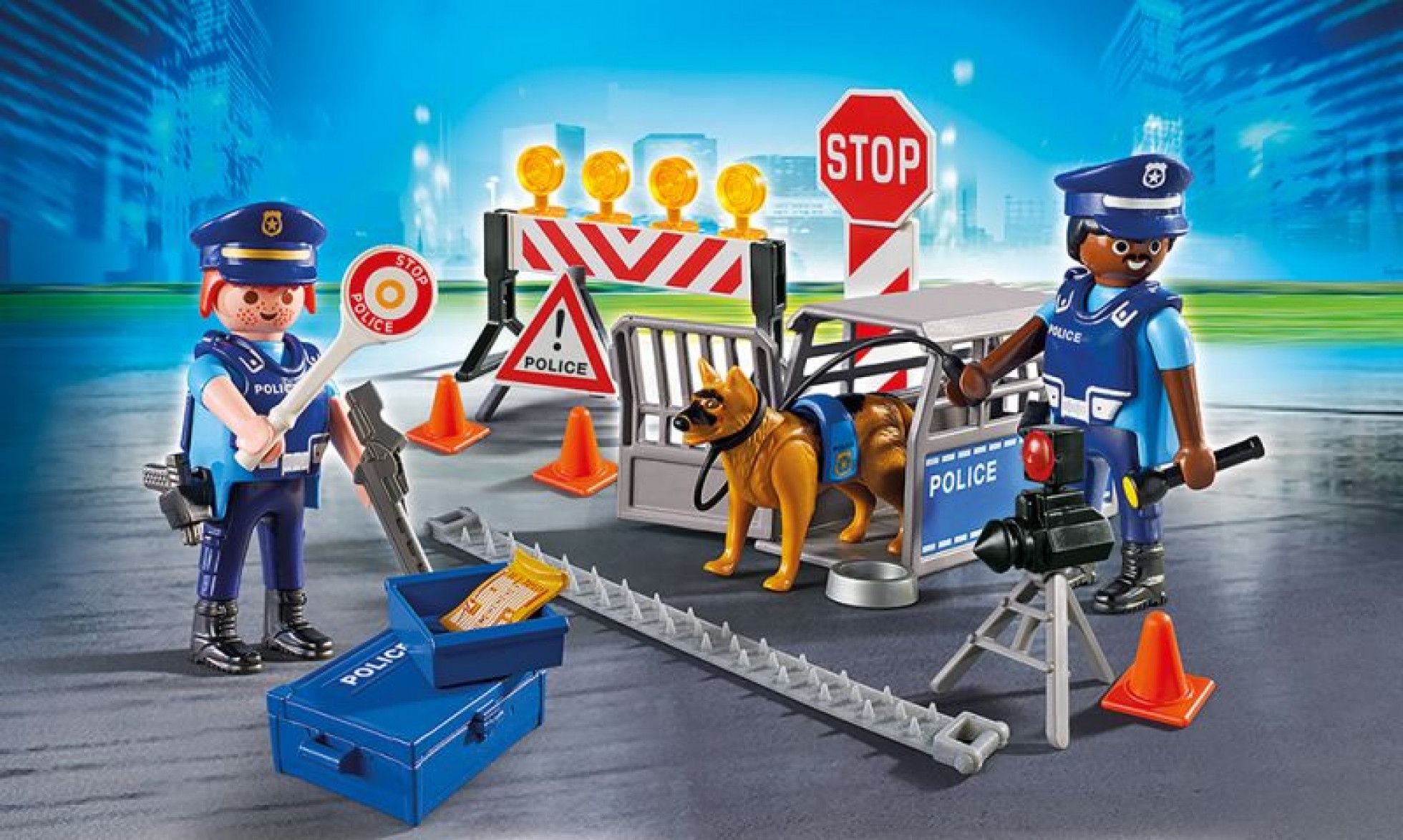 Blocaj Rutier al Politiei - Playmobil 4