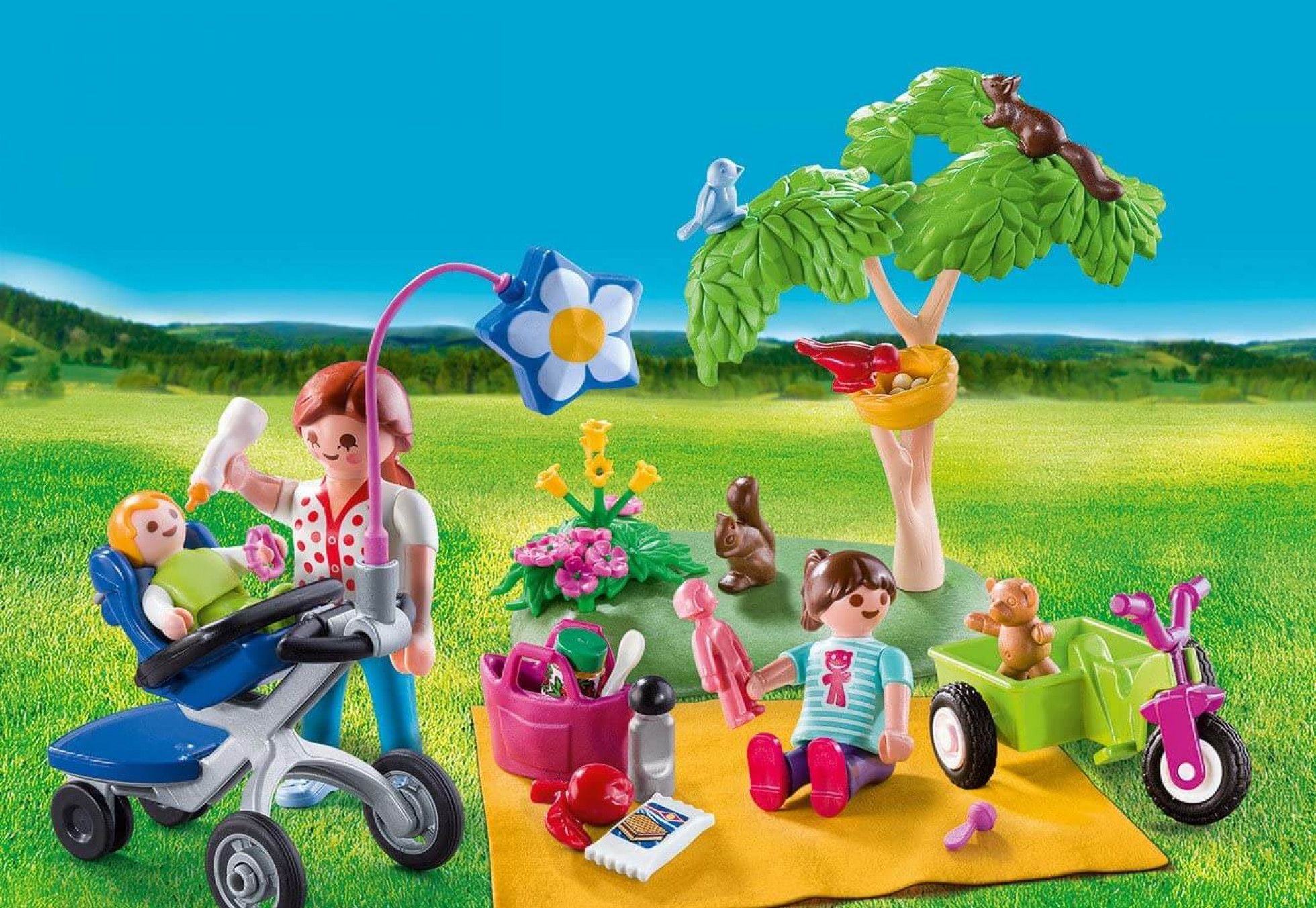 Set Portabil Picnic in Familie - Playmobil 3