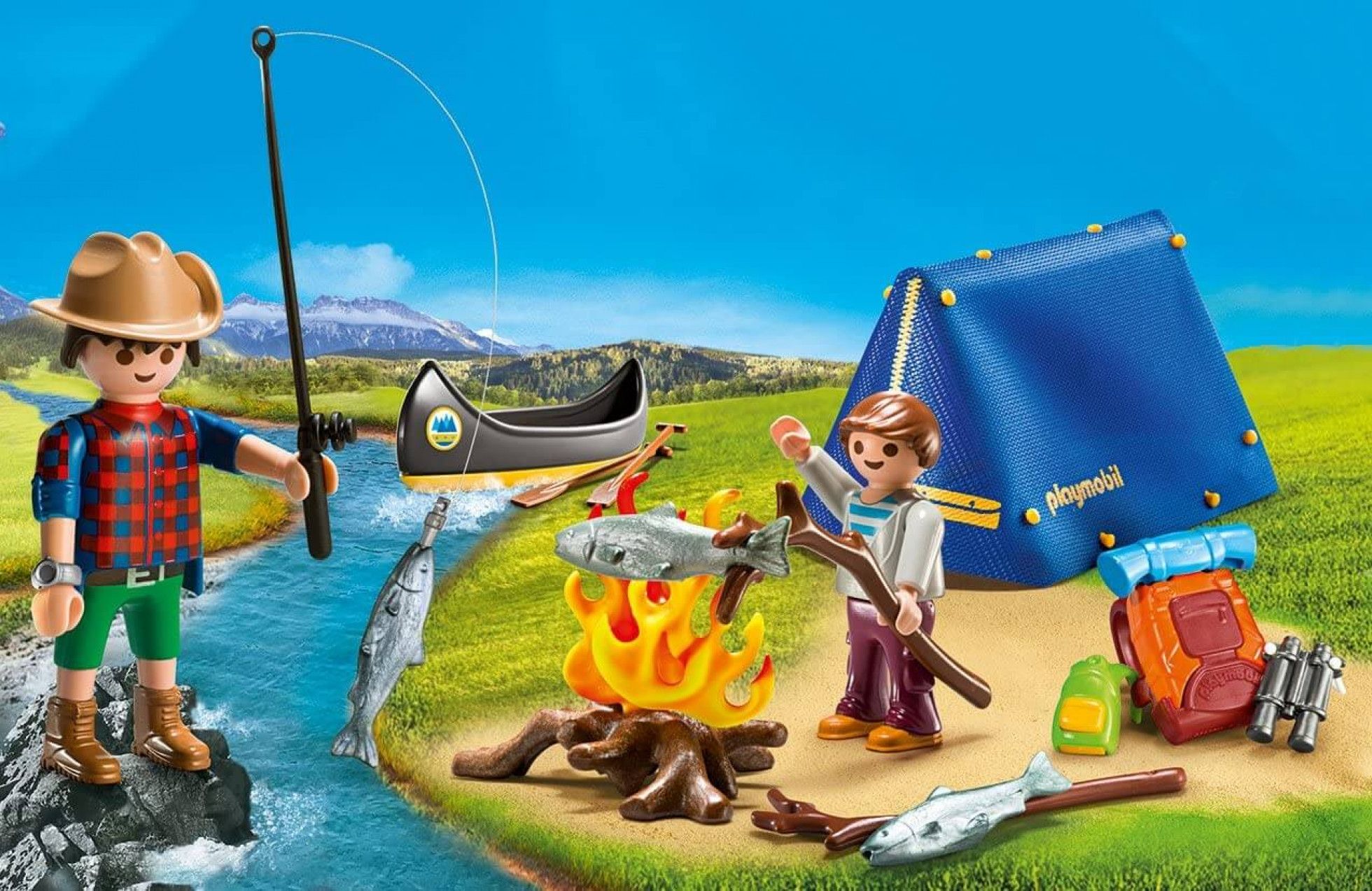 Set Portabil Camping - Playmobil 3