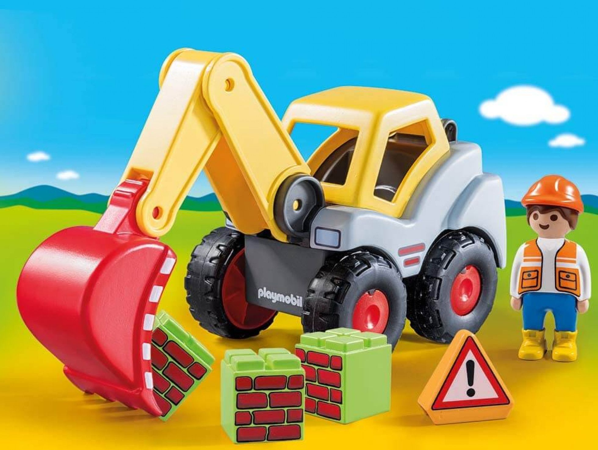 1.2.3 Excavator cu Brat Mobil - Playmobil 2