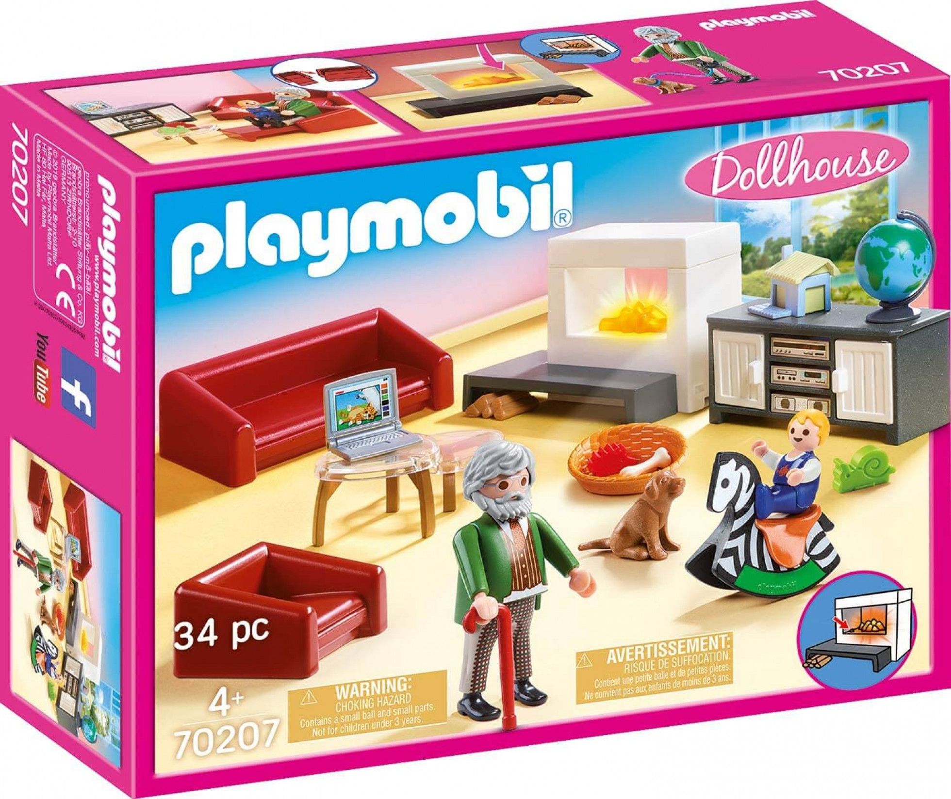 Sufrageria Familiei cu Semineu - Playmobil 1