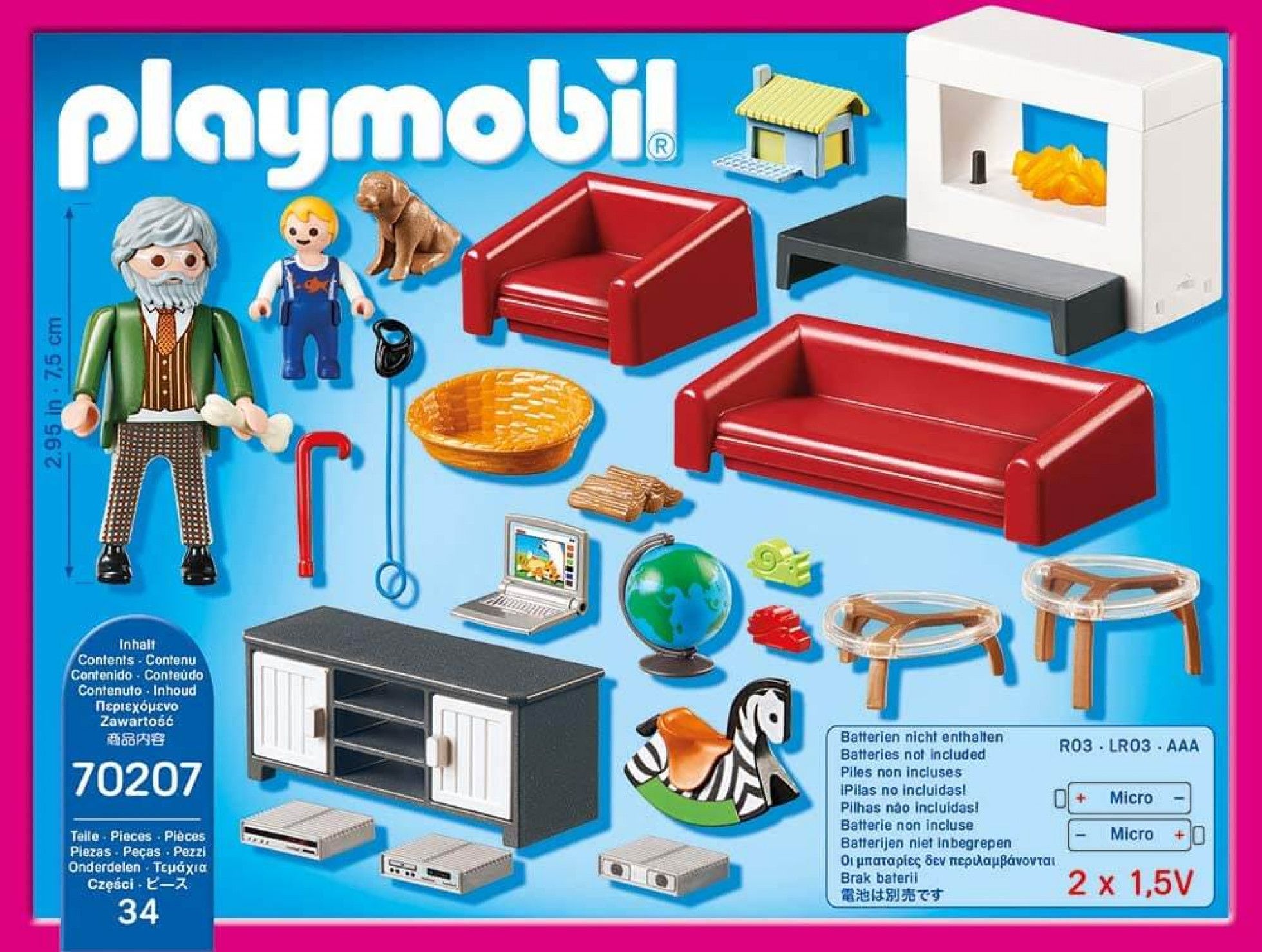 Sufrageria Familiei cu Semineu - Playmobil 3