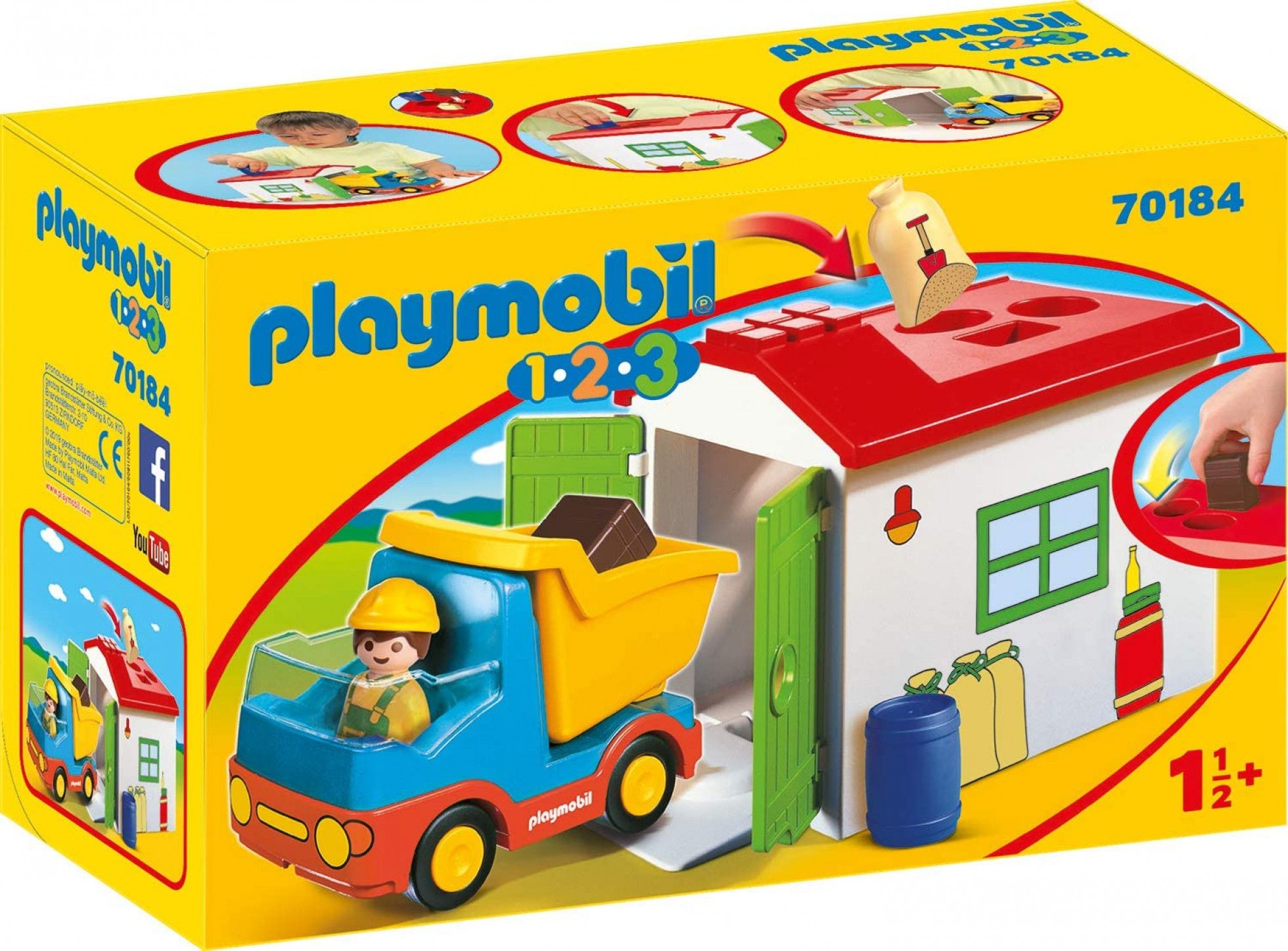 1.2.3 Casuta cu Forme si Basculanta - Playmobil 1