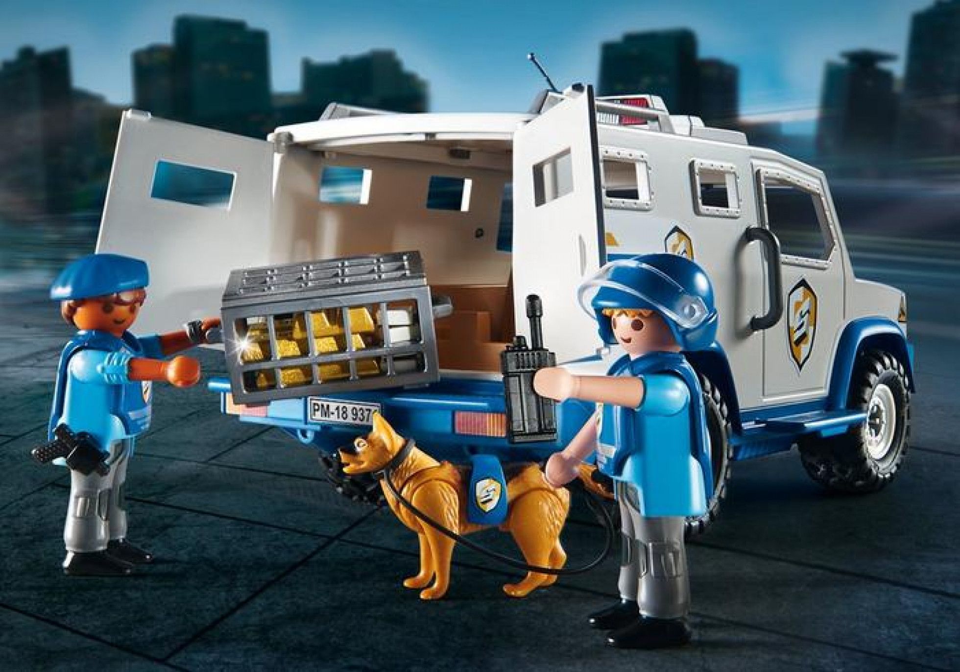 Masina blindata de transport valori - Playmobil 3