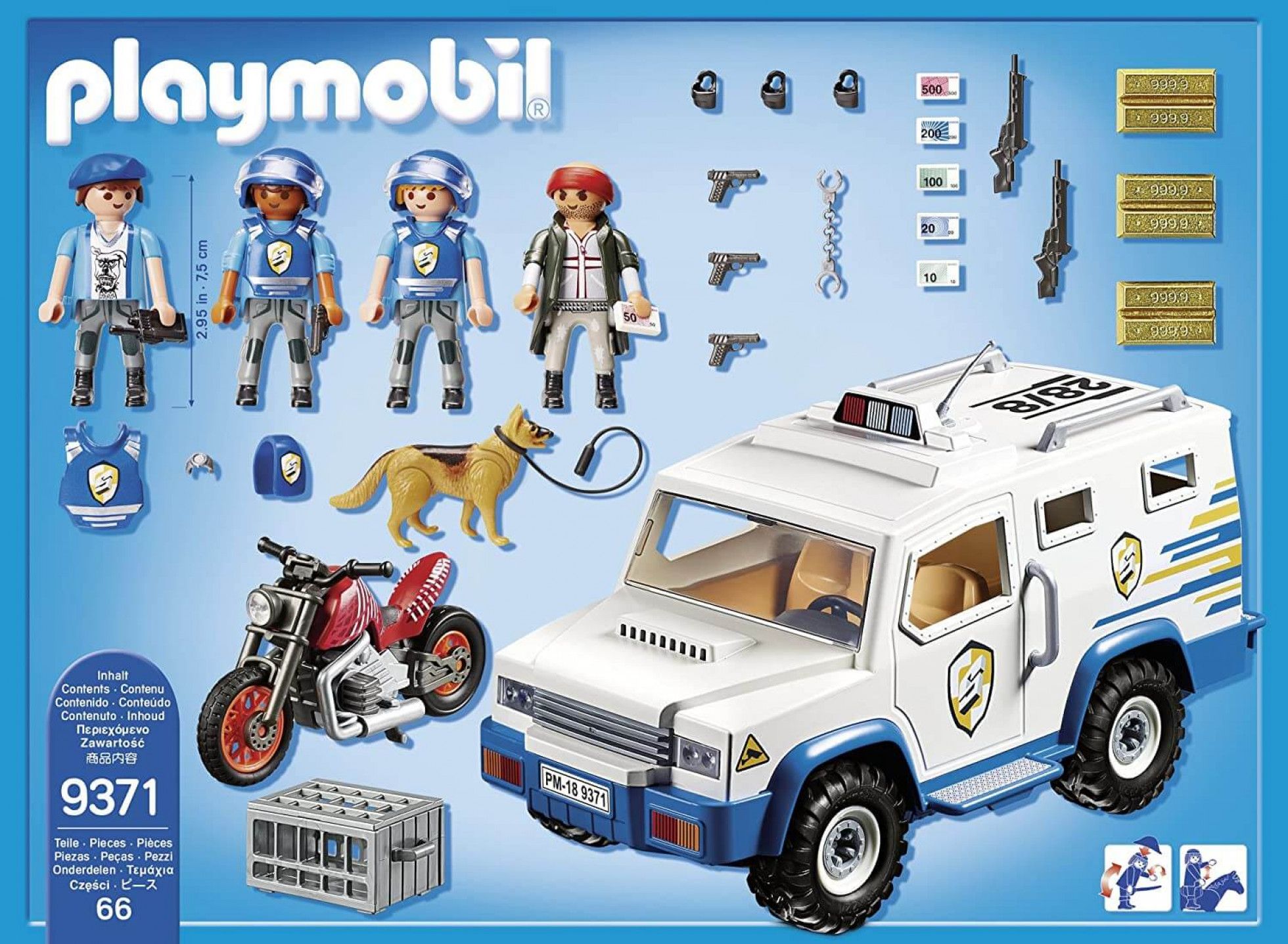 Masina blindata de transport valori - Playmobil 6