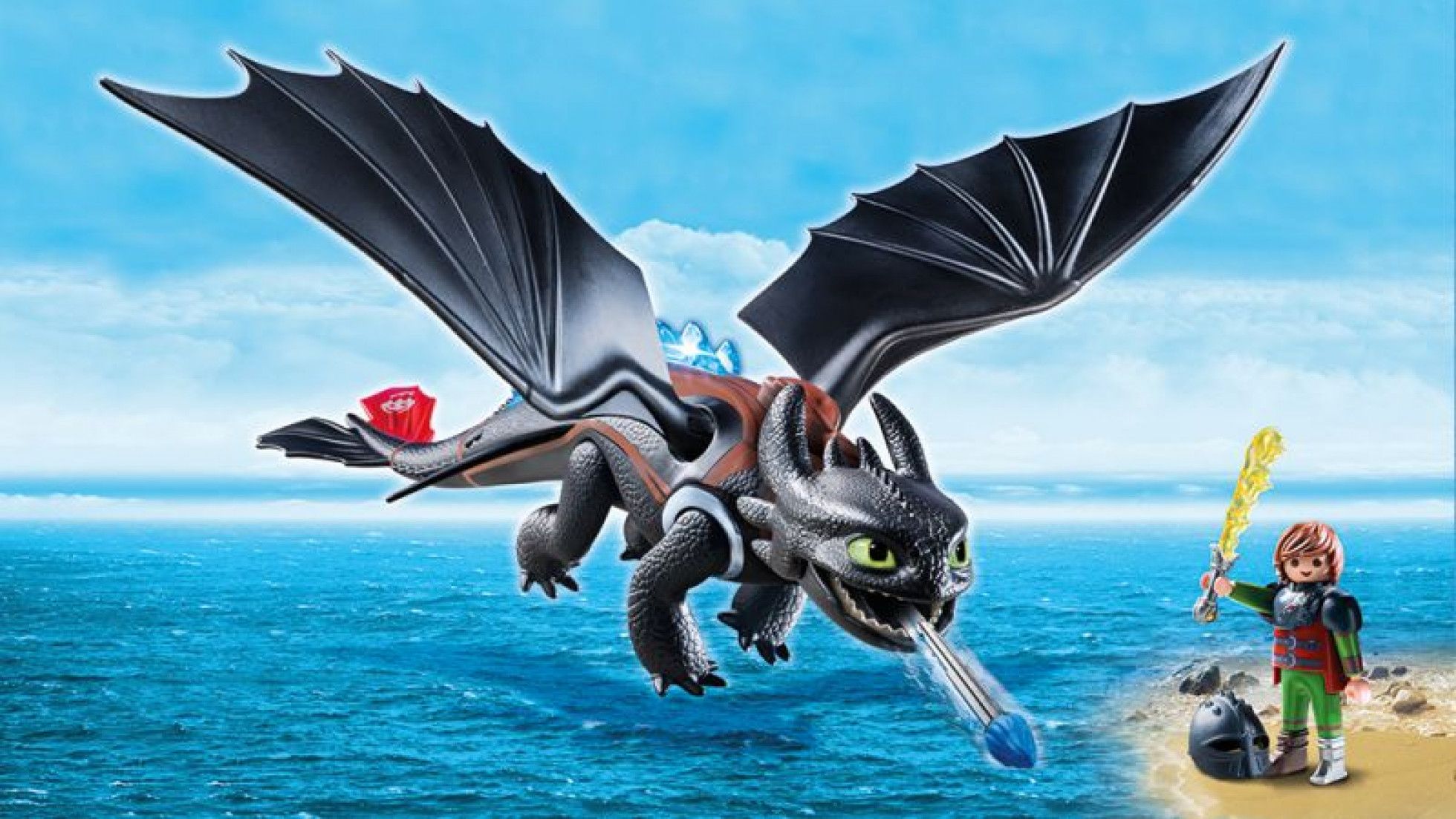 Hiccup si Toothless - Playmobil 3