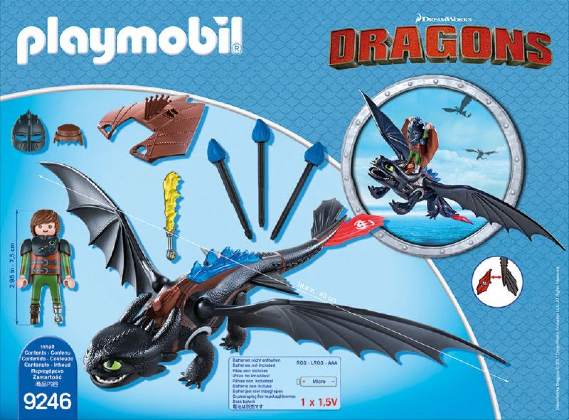 Hiccup si Toothless - Playmobil 7