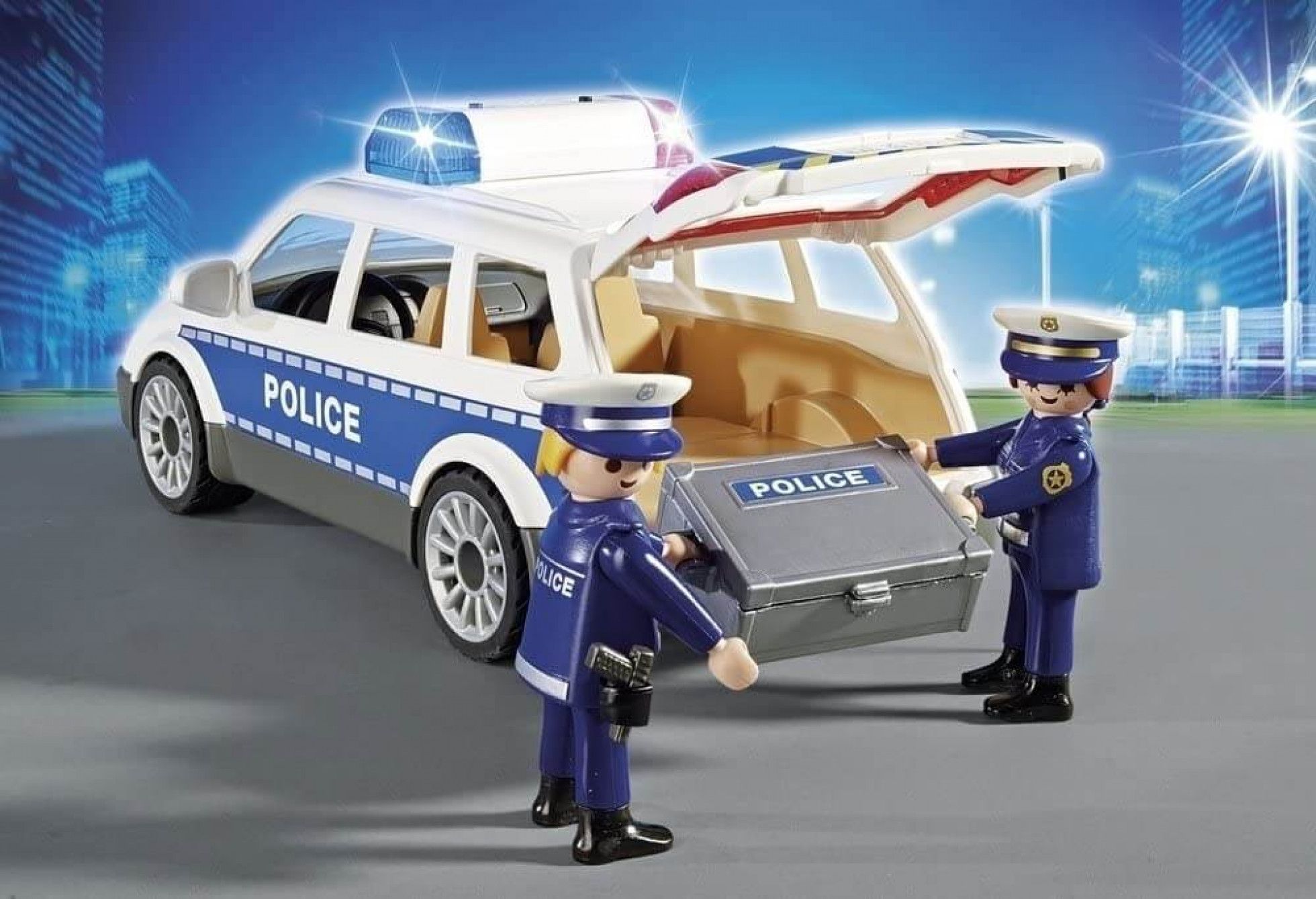 Masina de Politie cu Lumina si Sunete - Playmobil 3