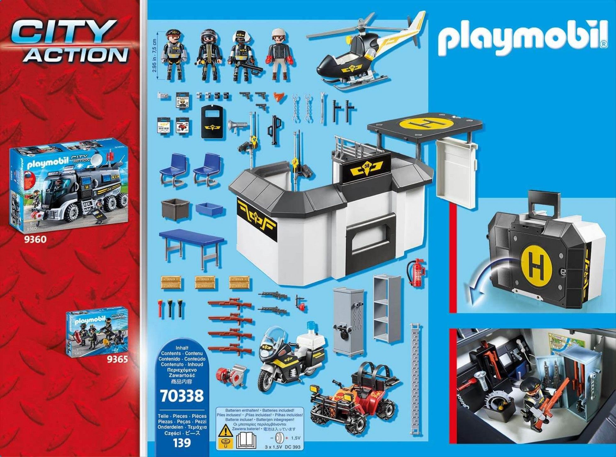 Set Mobil Sectia Echipei SWAT - Playmobil 7