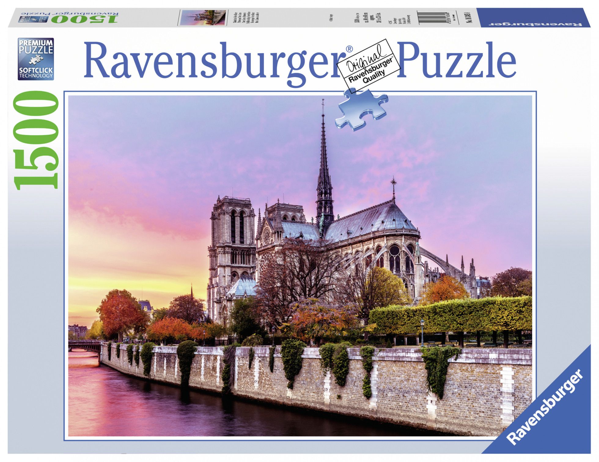 Puzzle Pictura Notre Dame 1500 piese - Ravensburger 1