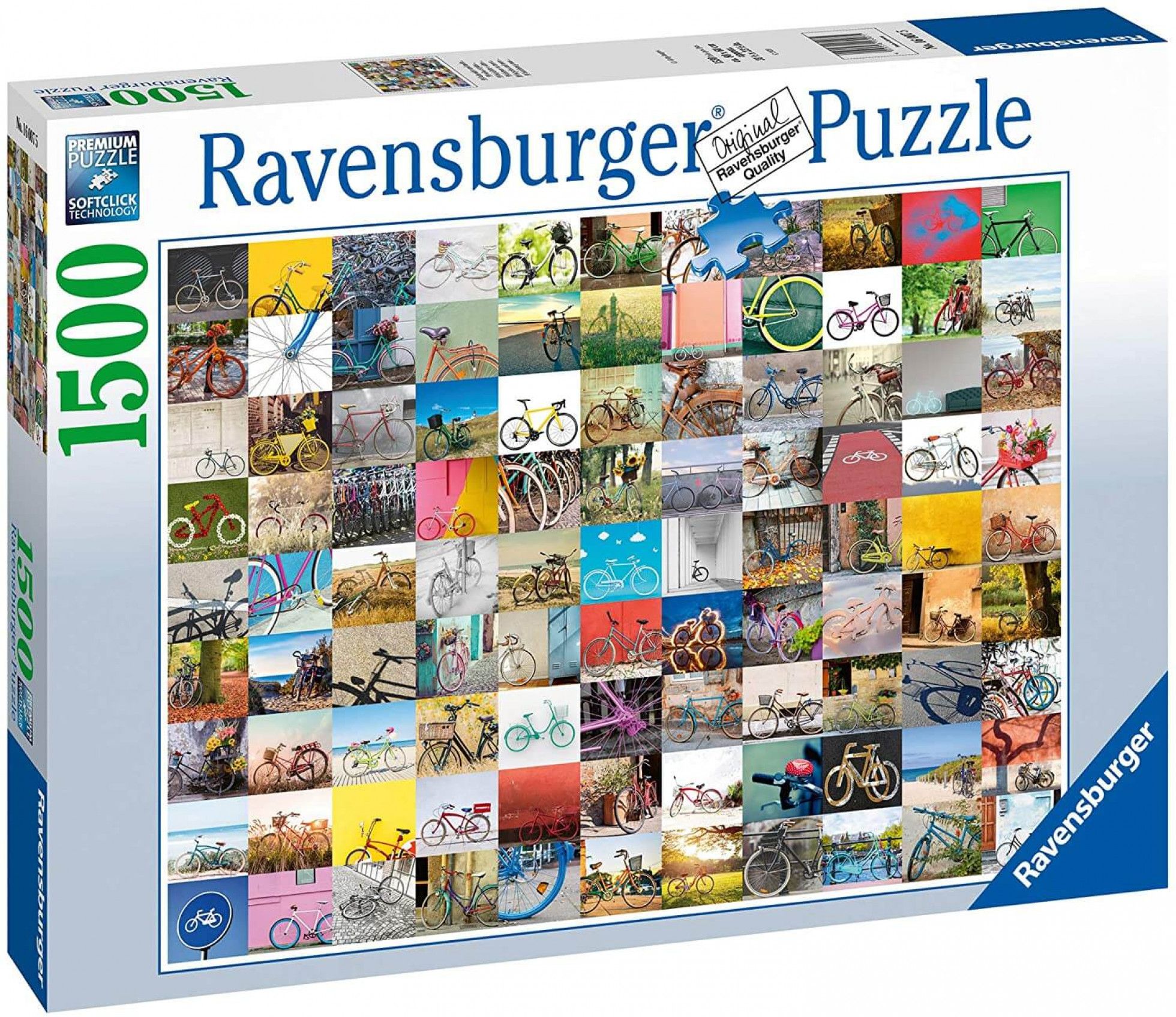 Puzzle 99 Biciclete cu 1500 piese - Ravensburger 2