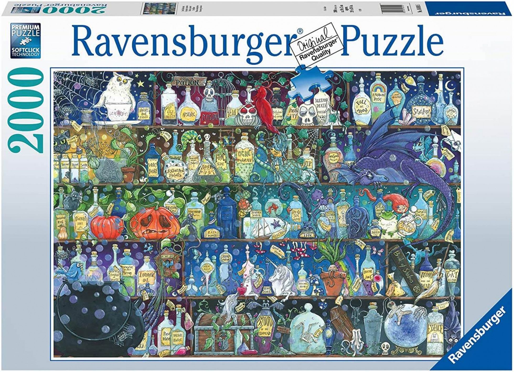 Puzzle Potiuni Magice 2000 piese - Ravensburger 1