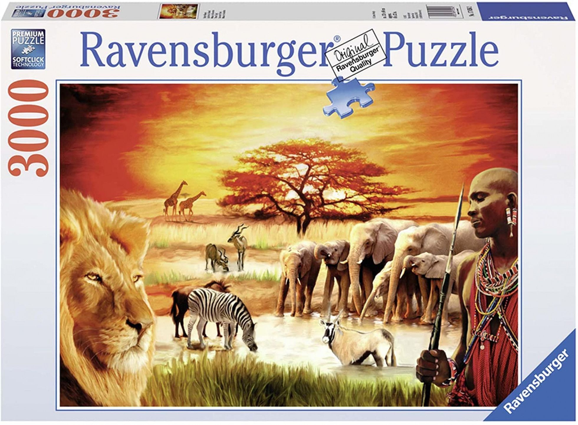 Puzzle Savana 3000 piese - Ravensburger 1