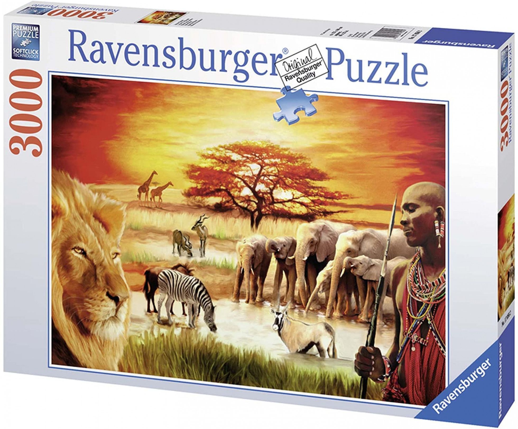 Puzzle Savana 3000 piese - Ravensburger 2