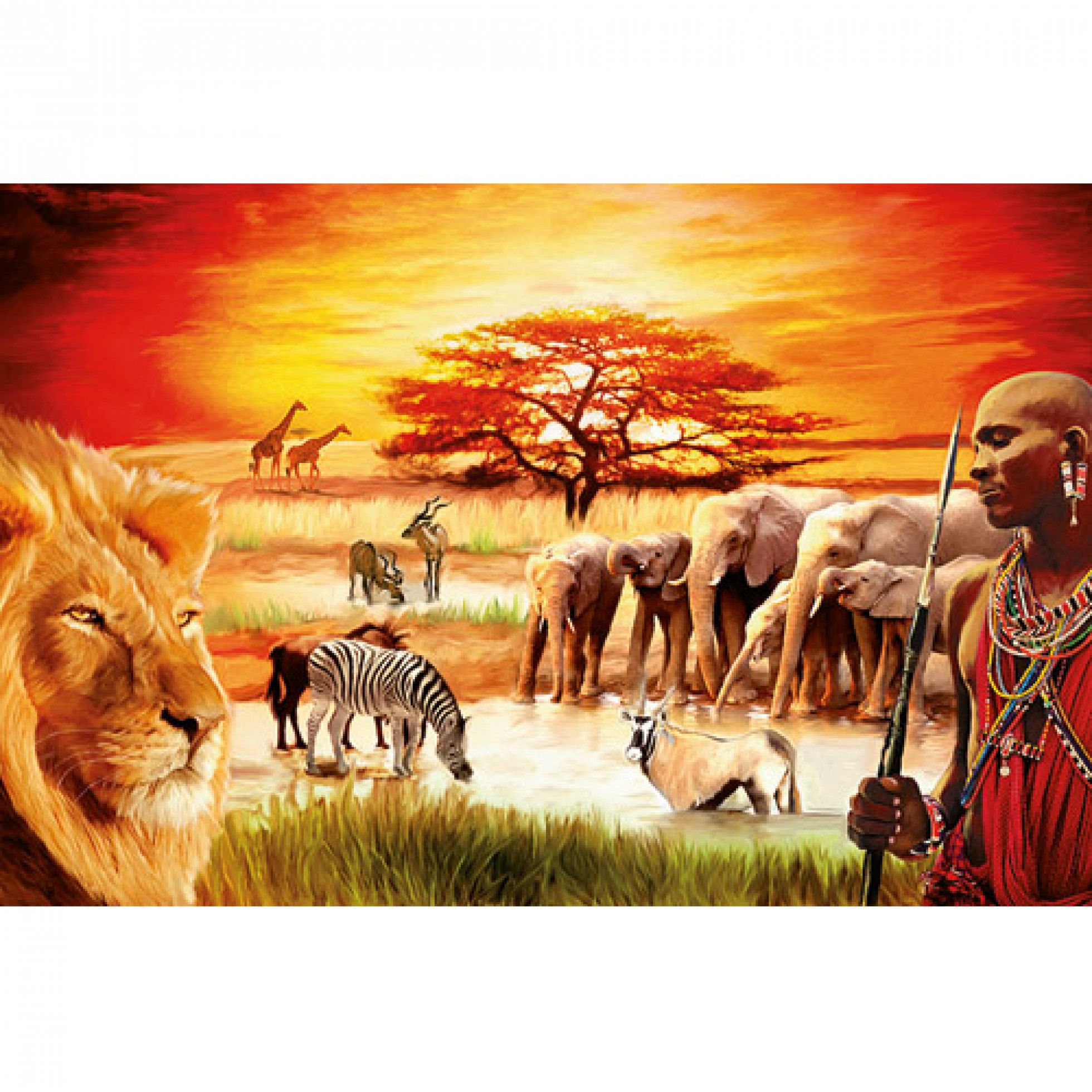 Puzzle Savana 3000 piese - Ravensburger 3