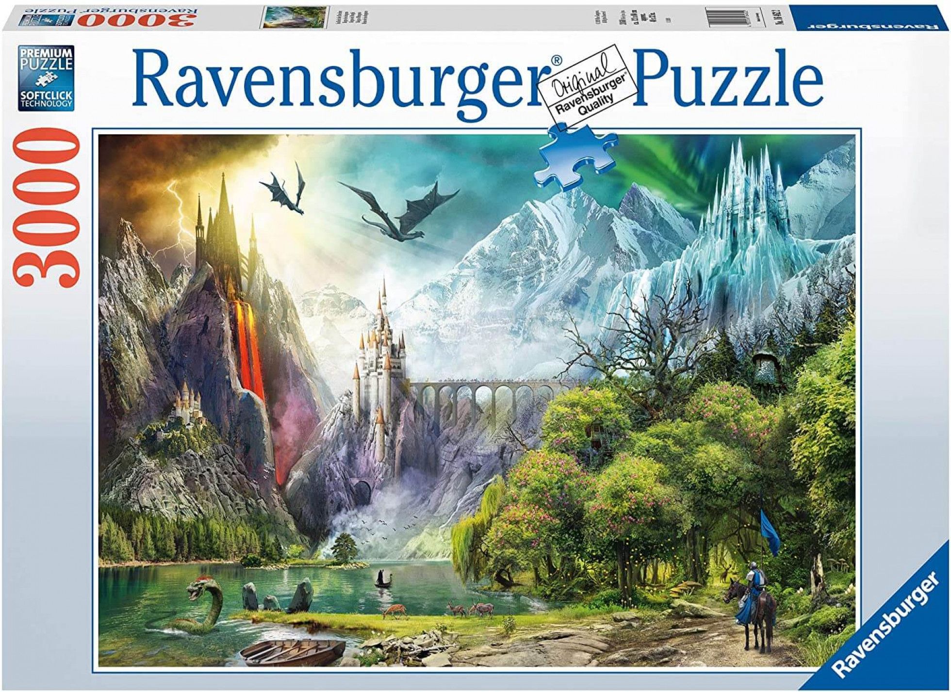 Puzzle Domnia Dragonilor cu 3000 de piese - Ravensburger 1