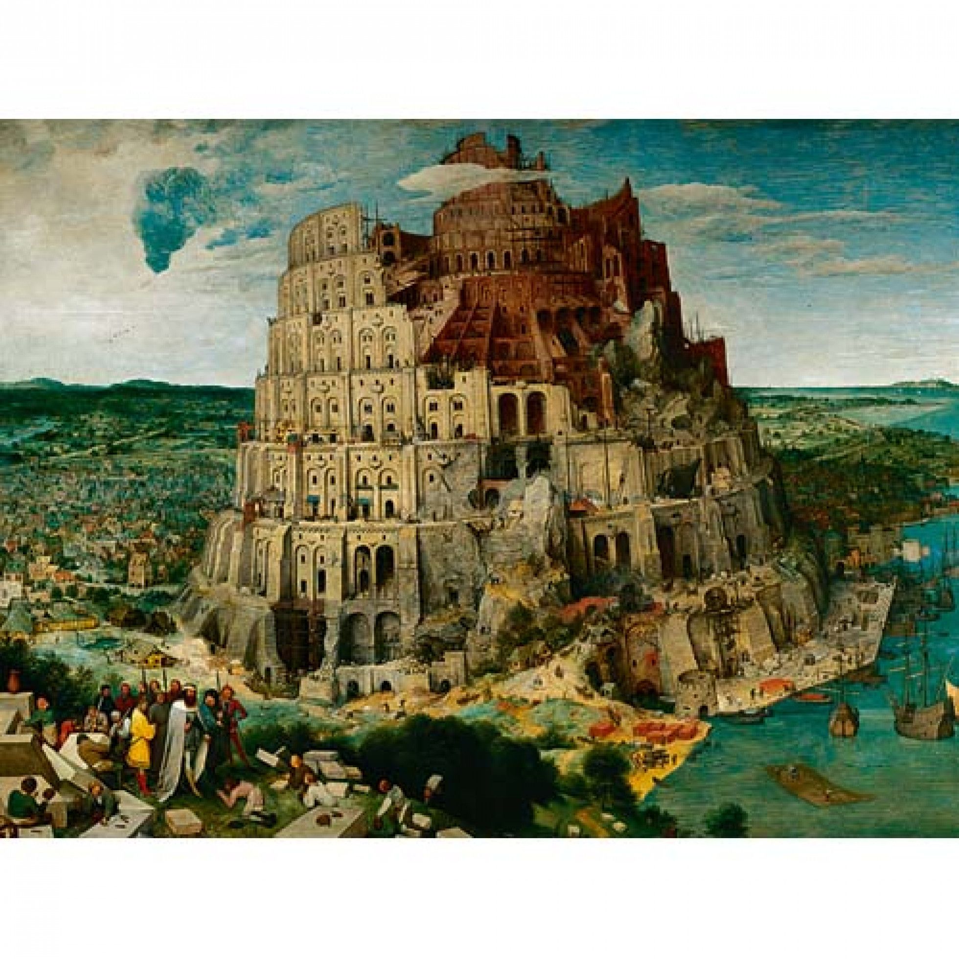 Puzzle Bruegel Turnul Babel cu 5000 de piese - Ravensburger 2