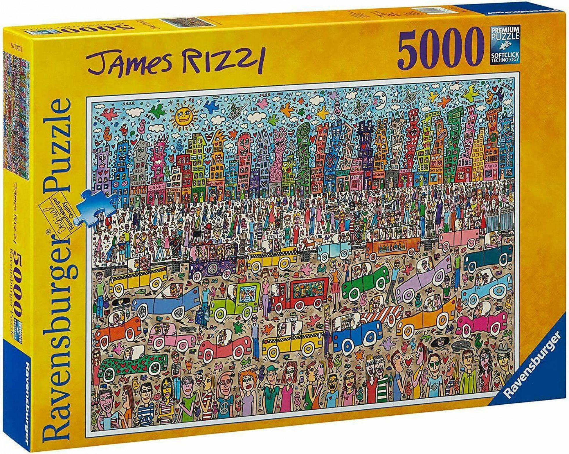 Puzzle James Rizzi cu 5000 de piese - Ravensburger 1