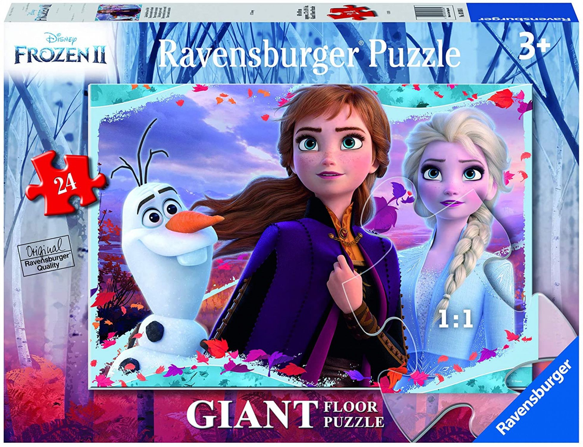 Puzzle Frozen II cu 24 piese - Ravensburger 1