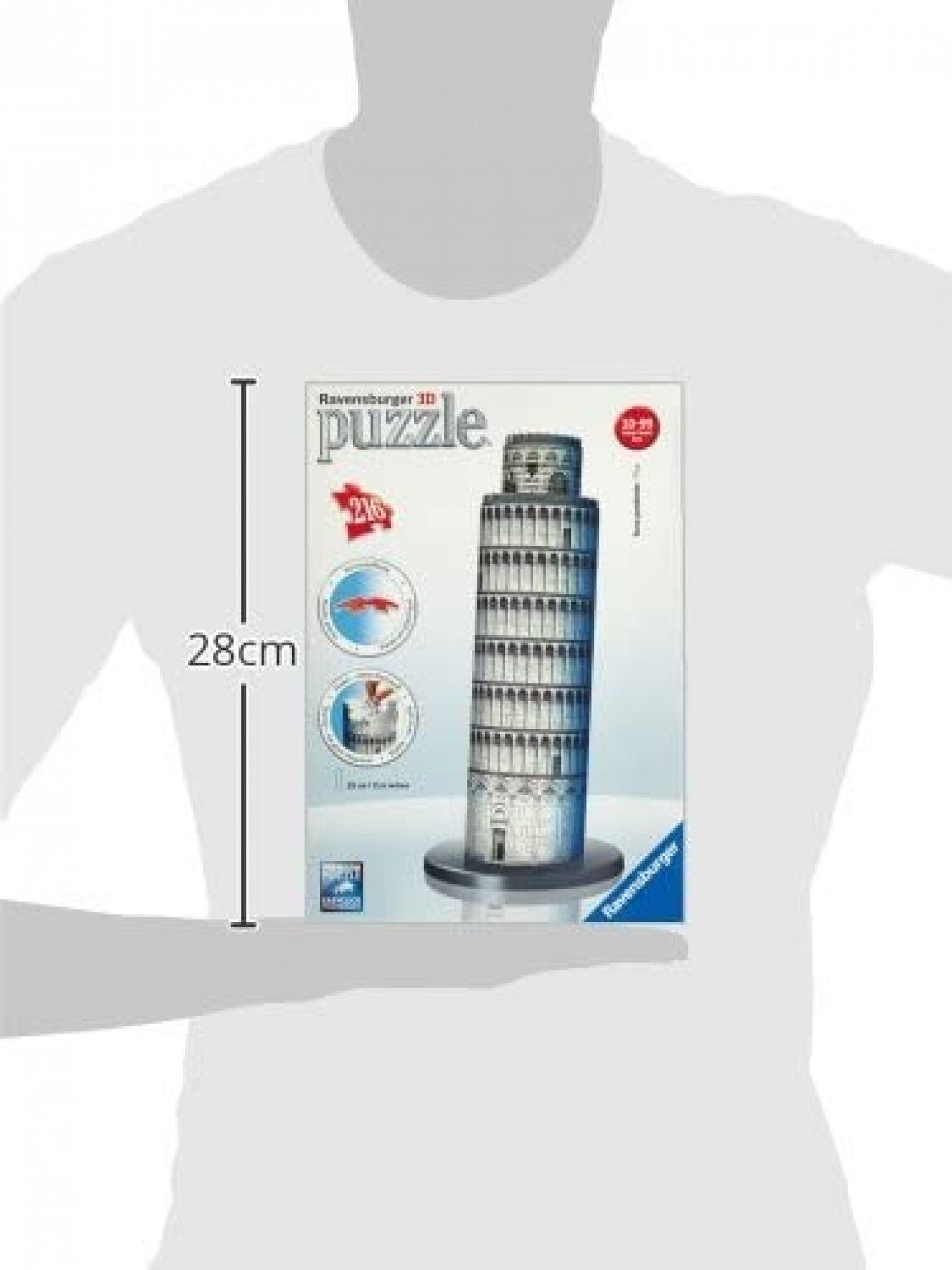 Puzzle 3D Turnul din Pisa cu 216 piese - Ravensburger 6