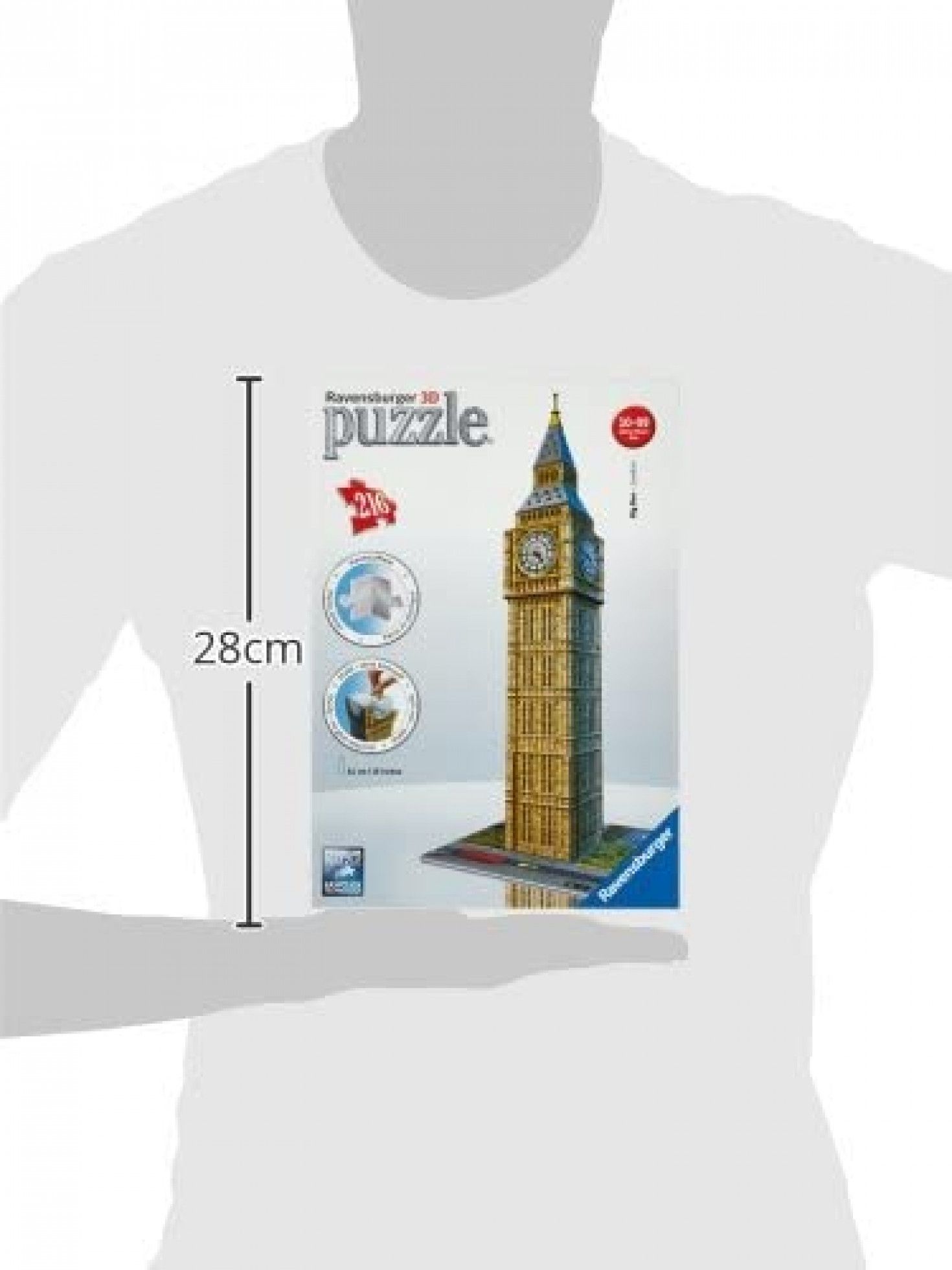 Puzzle 3D Big Ben cu 216 piese - Ravensburger 8