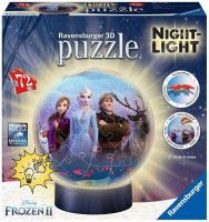 Puzzle 3D Luminos Frozen II cu 72 piese - Ravensburger