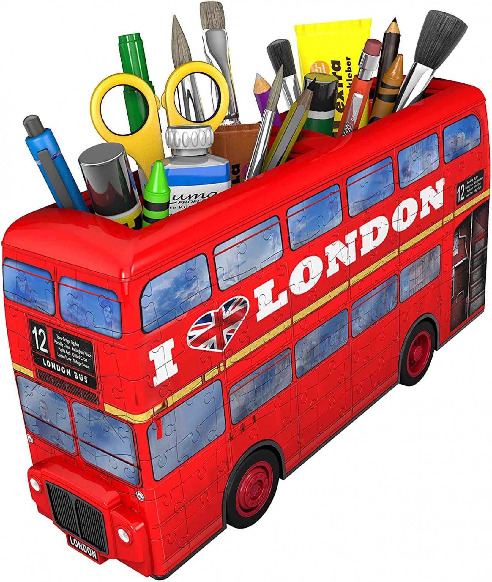 Puzzle 3D Autobuz Londra cu 216 piese - Ravensburger 2