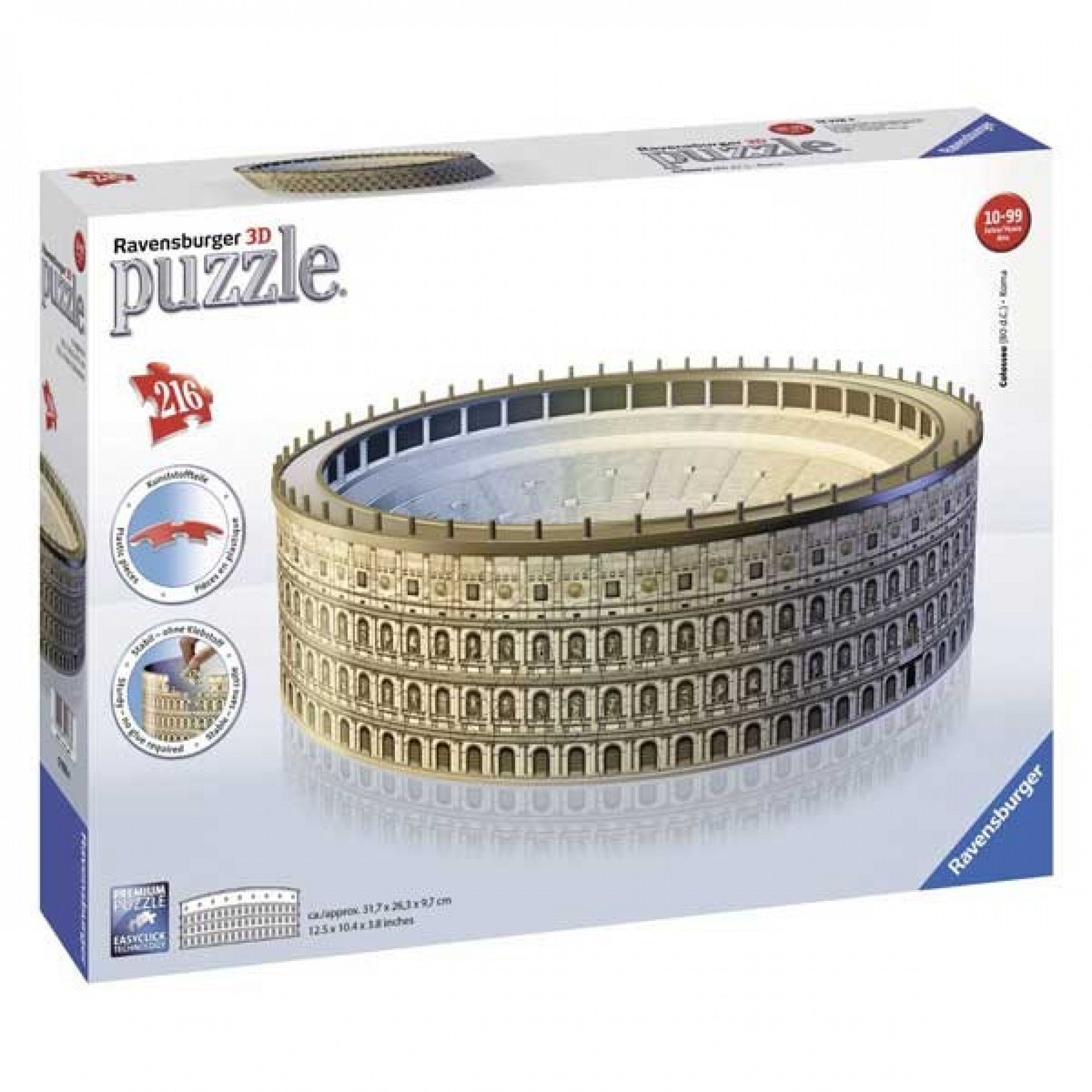 Puzzle 3D Colosseum cu 216 piese - Ravensburger 1