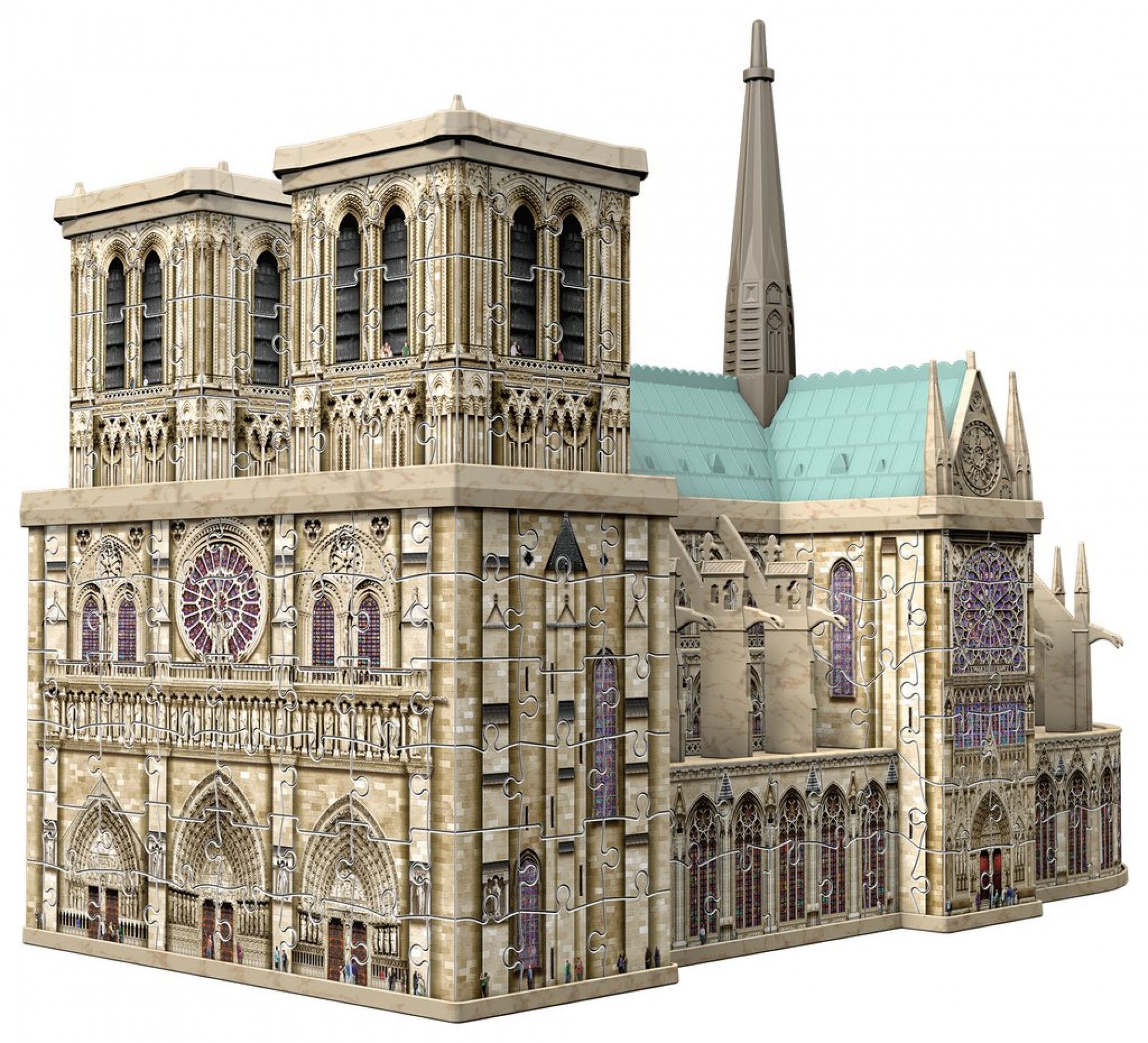 Puzzle 3D Notre Dame cu 324 piese - Ravensburger 2